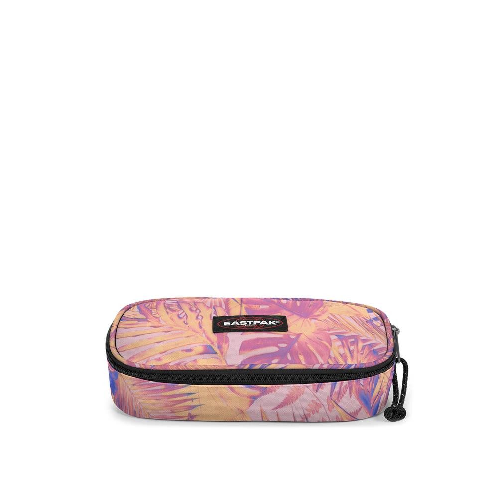 Eastpak Federmäppchen OVAL SINGLE, Brize RetroSoft (pink), mittelgroße Federmappe, Federtasche