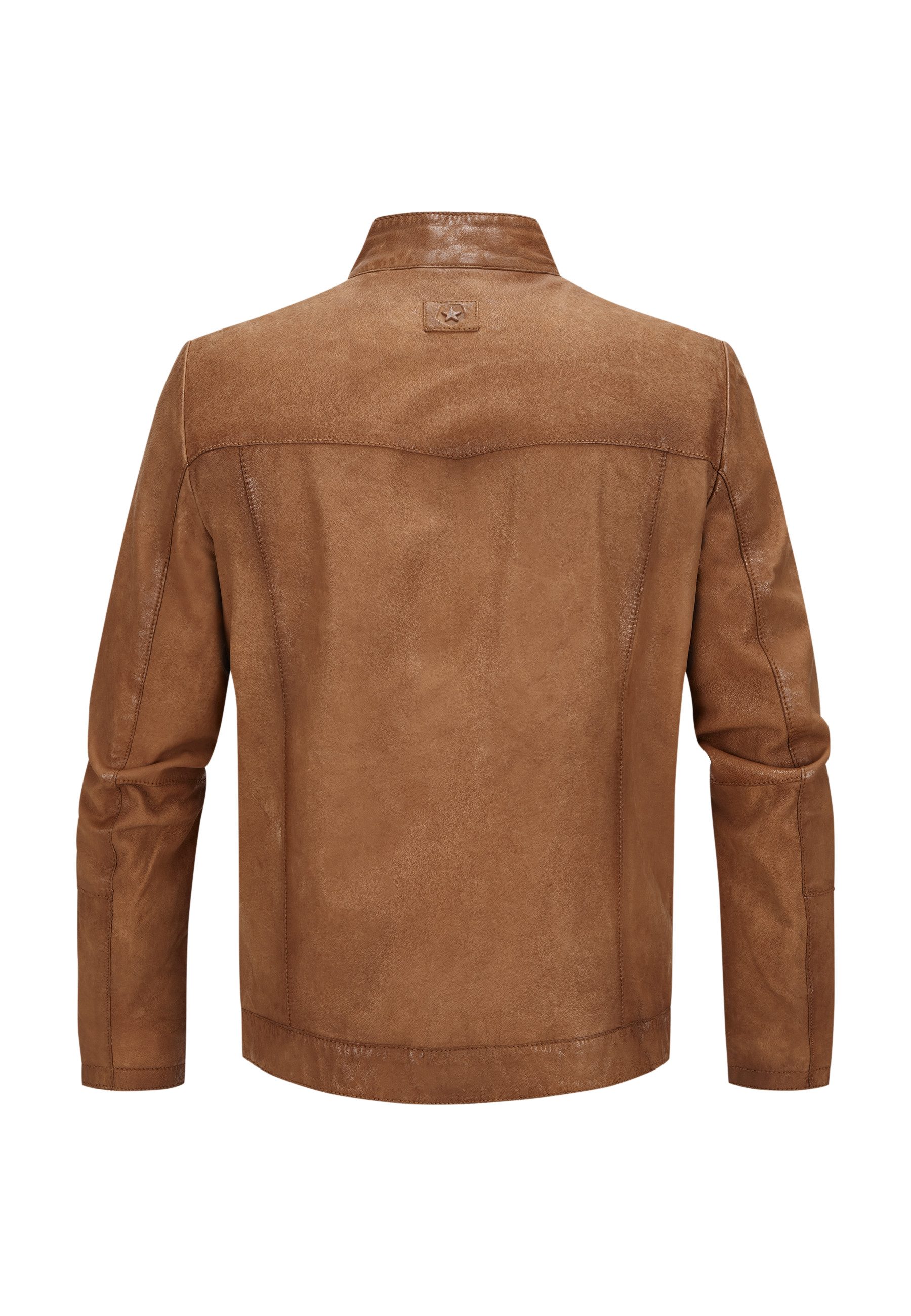 Milestone Lederjacke MSBurling Herren Bikerjacke Jacke Leder klassisch norm günstig online kaufen