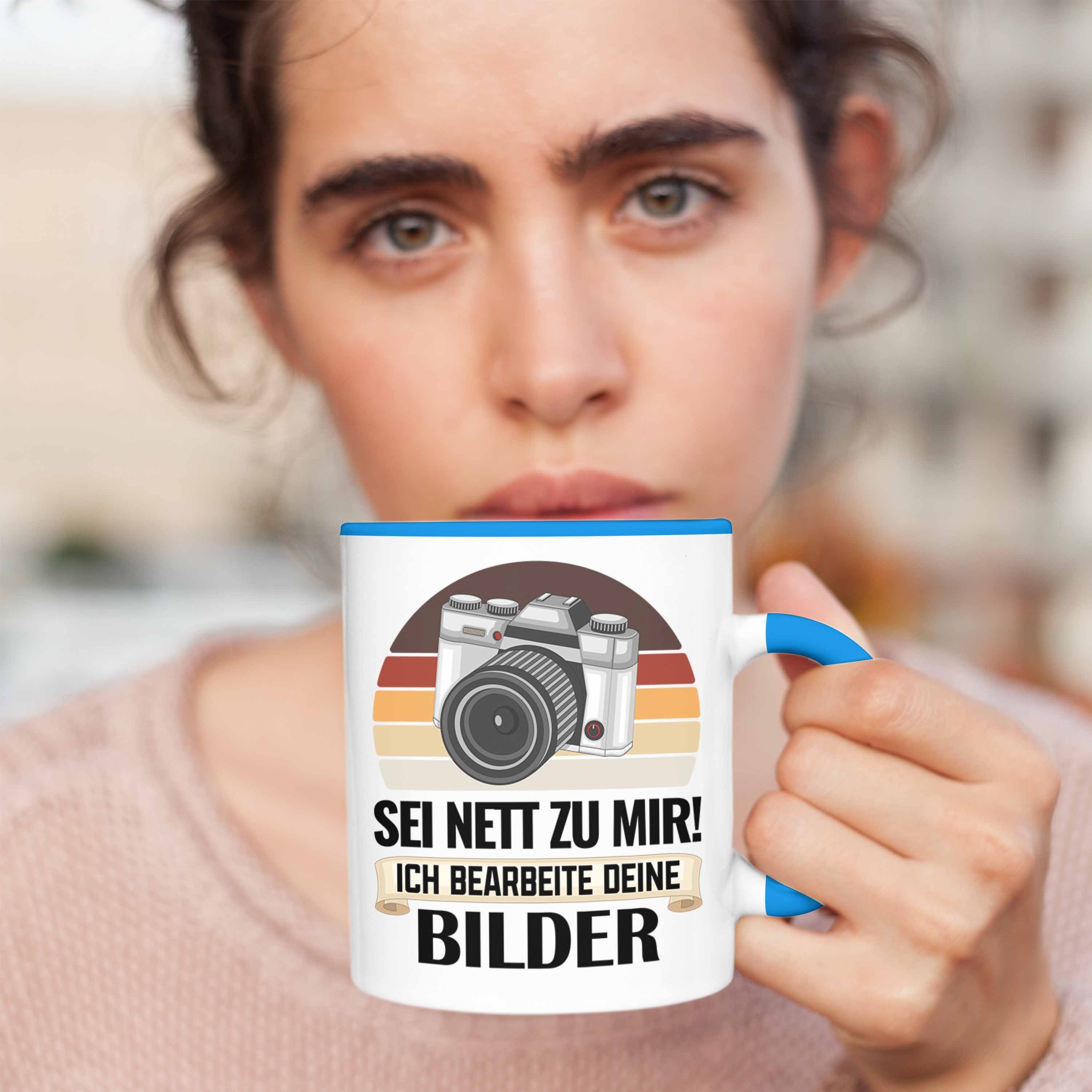 Ich Tasse Trendation Mir Deine Sei Bearbeite Zu Nett Spruch Geschenk Tasse Bil Blau Fotograf