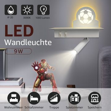 MULISOFT Wandleuchte, LED Wandleuchte, Wandlampe, Leseleuchte, Wandlampen