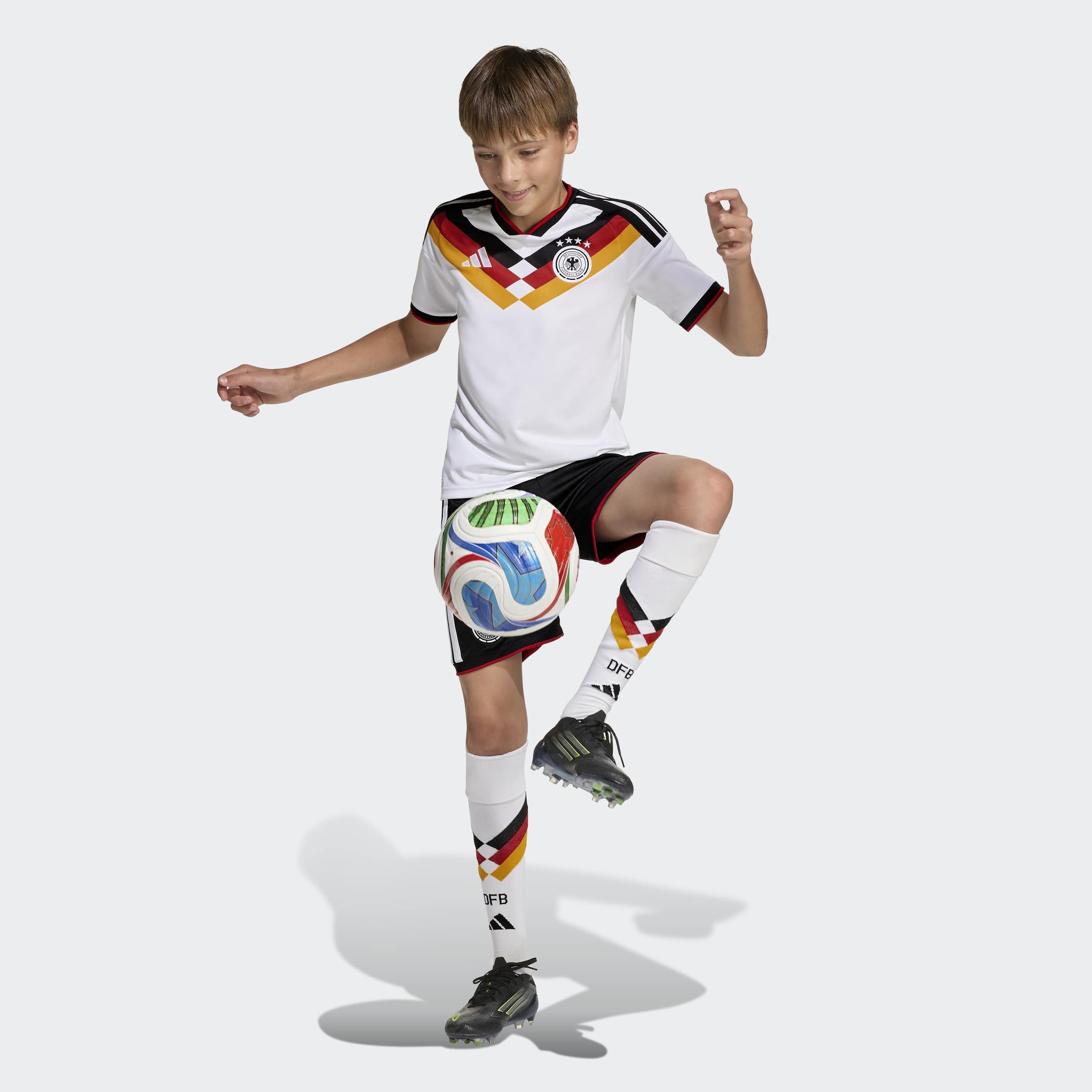 adidas Performance Trainingsshorts DFB H SHO Y für Kinder, elastischer Bund mit Kordelzug, aus Polyester
