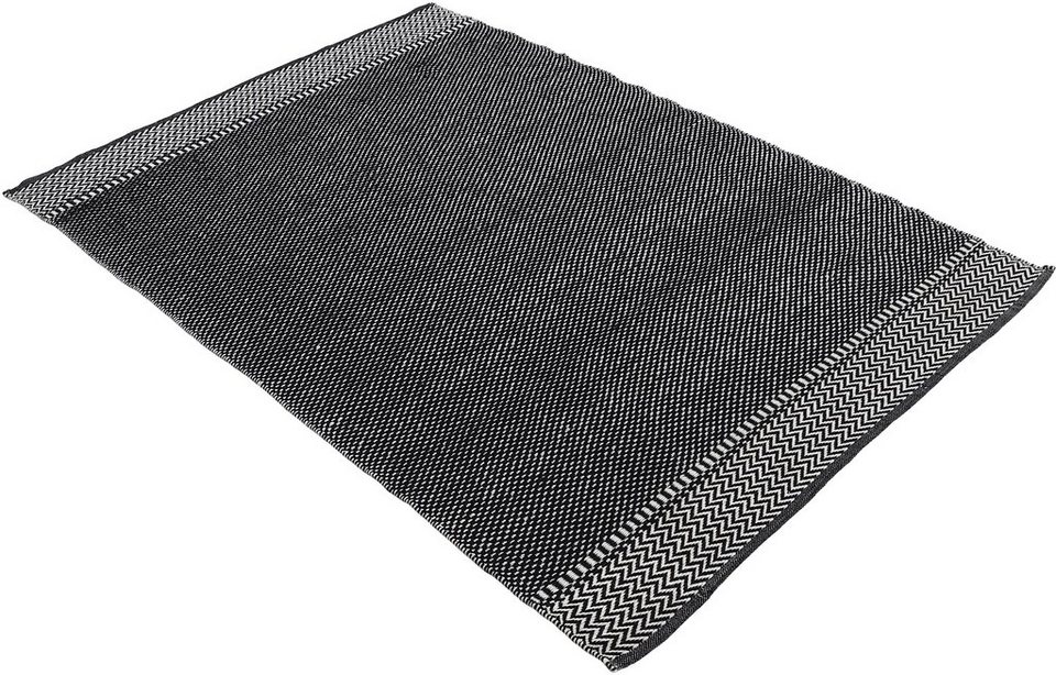 Teppich Frida 205, carpetfine, Wendeteppich, Sisal recyceltem rechteckig, 7 Flachgewebe, 100% mm, (PET), Höhe: Optik Material