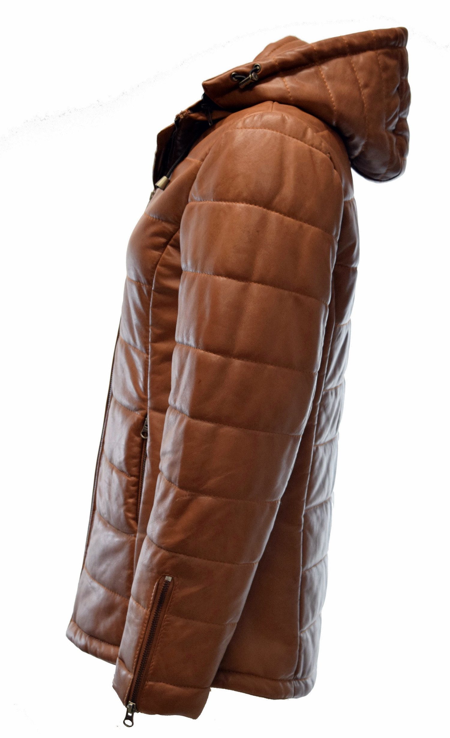 Zimmert Leather Lederjacke Jana Kapuze, Steppjacke, günstig online kaufen