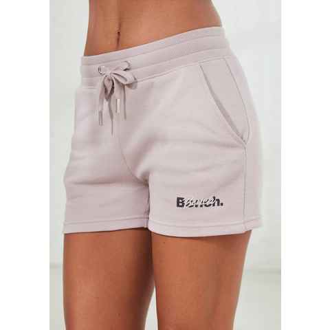 Bench. Loungewear Shorts mit Logodruck und Stickerei