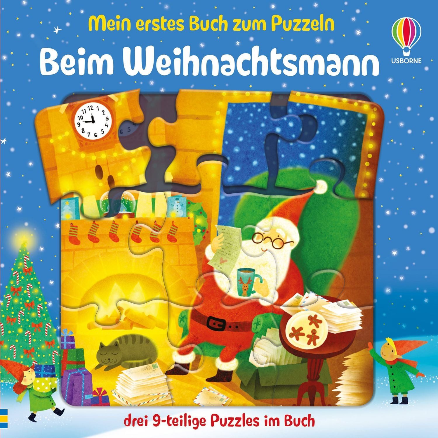 Spiel Mein erstes Buch zum Puzzeln: Beim Weihnachtsmann