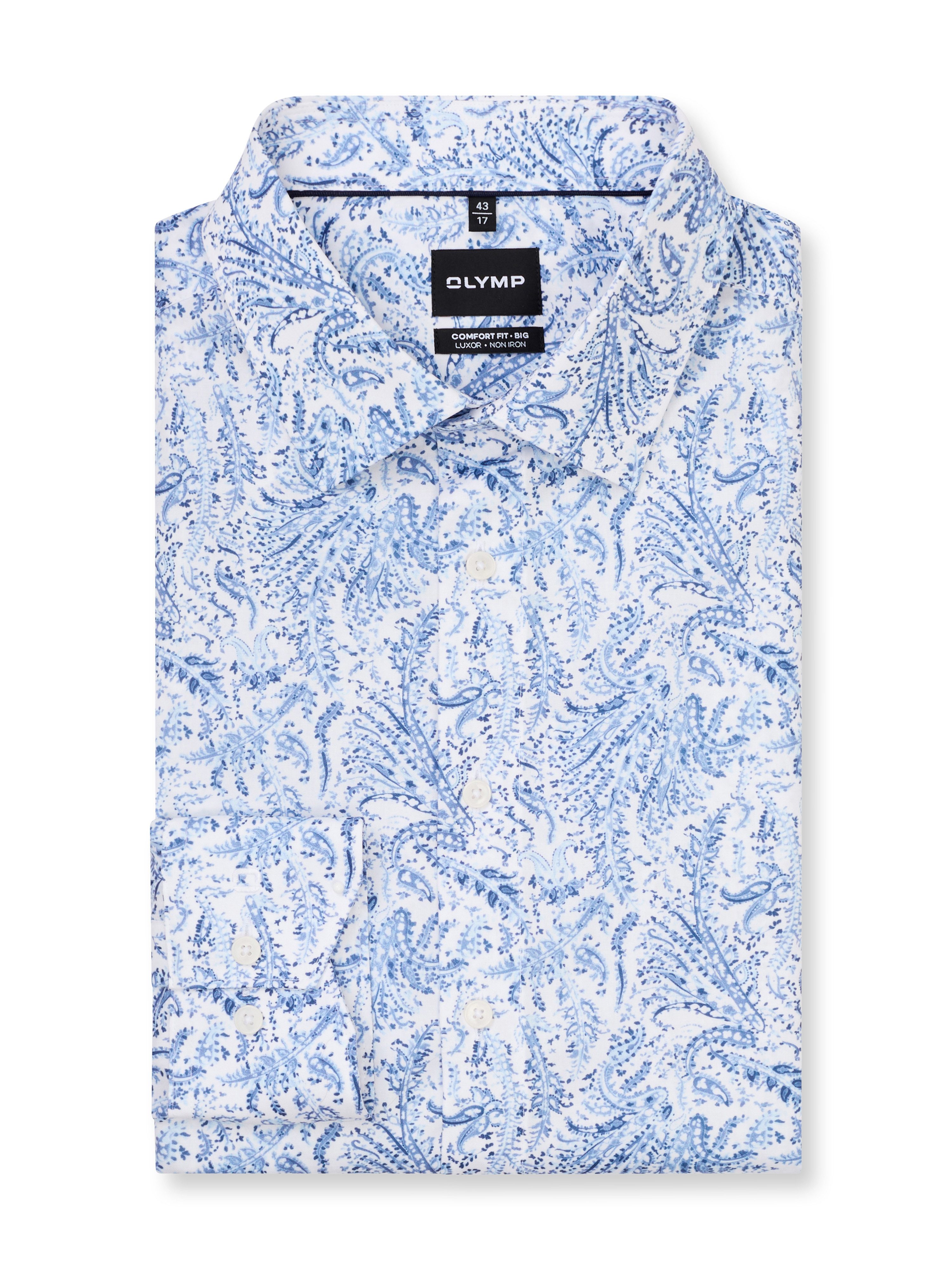 OLYMP Langarmhemd Big & Tall New Kentkragen, comfort fit