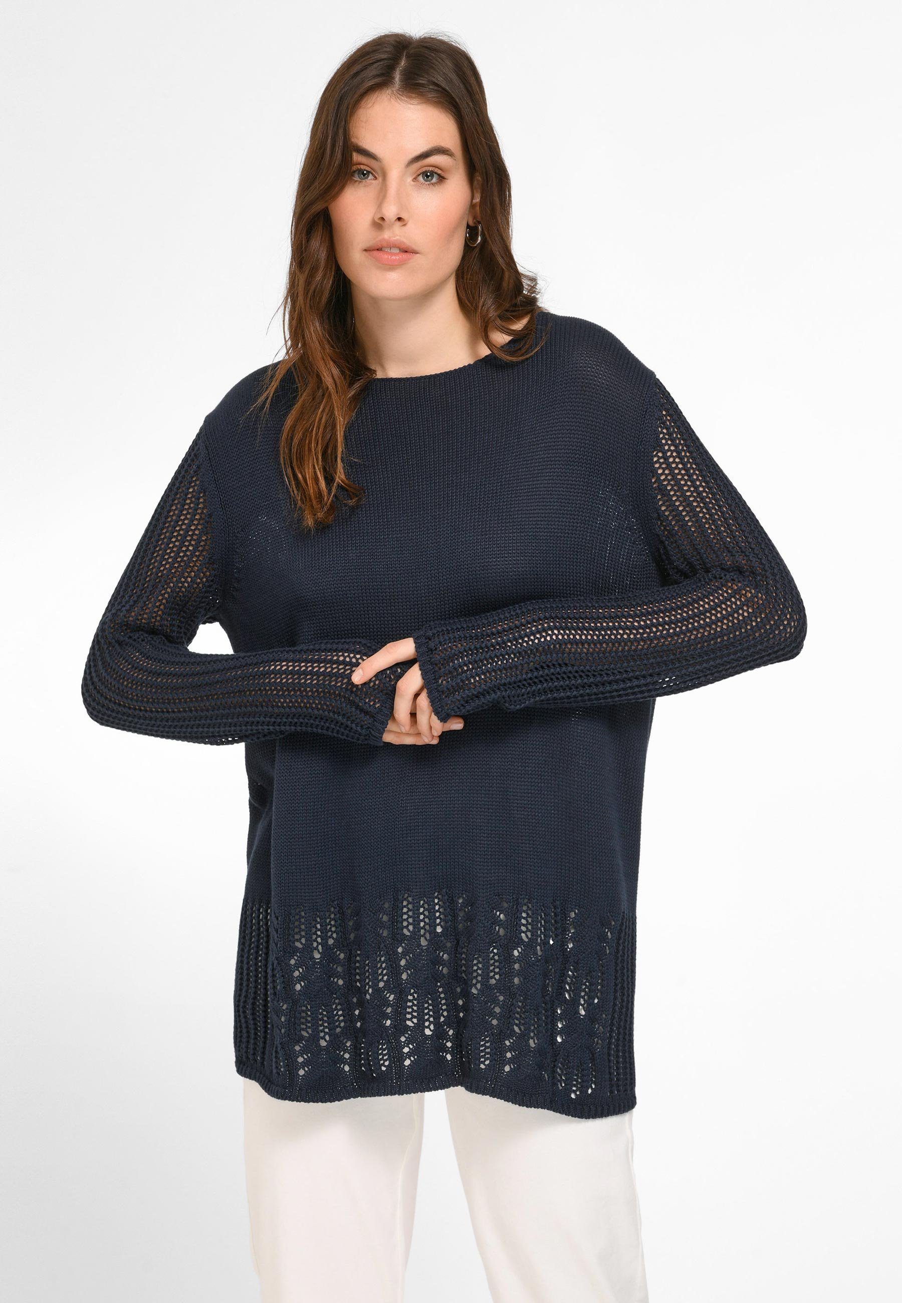 Emilia Lay Strickpullover Cotton navy