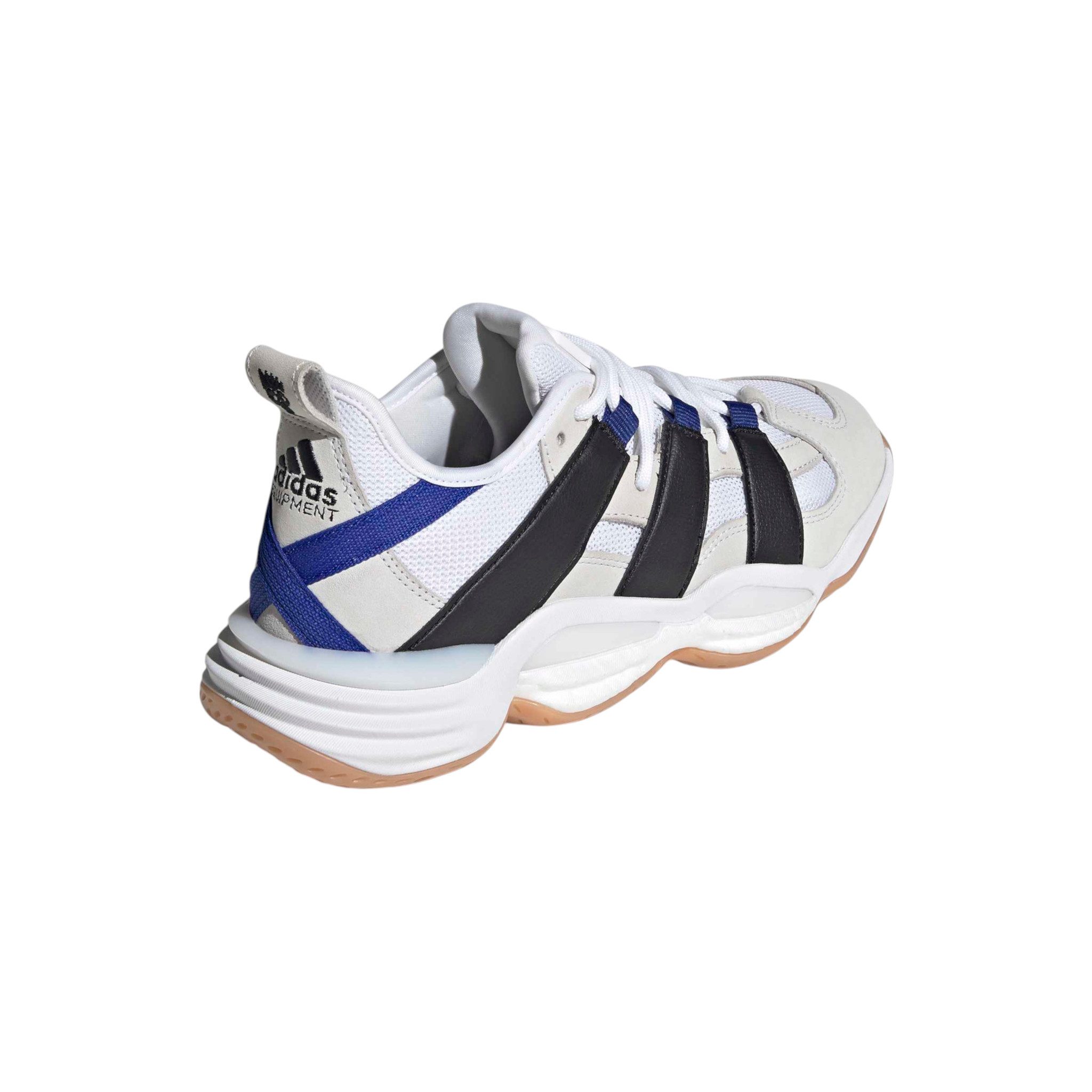 adidas Performance Hallen-Indoorschuhe Stabil 16 2026 weiss/schwarz/blau Herren Badmintonschuh