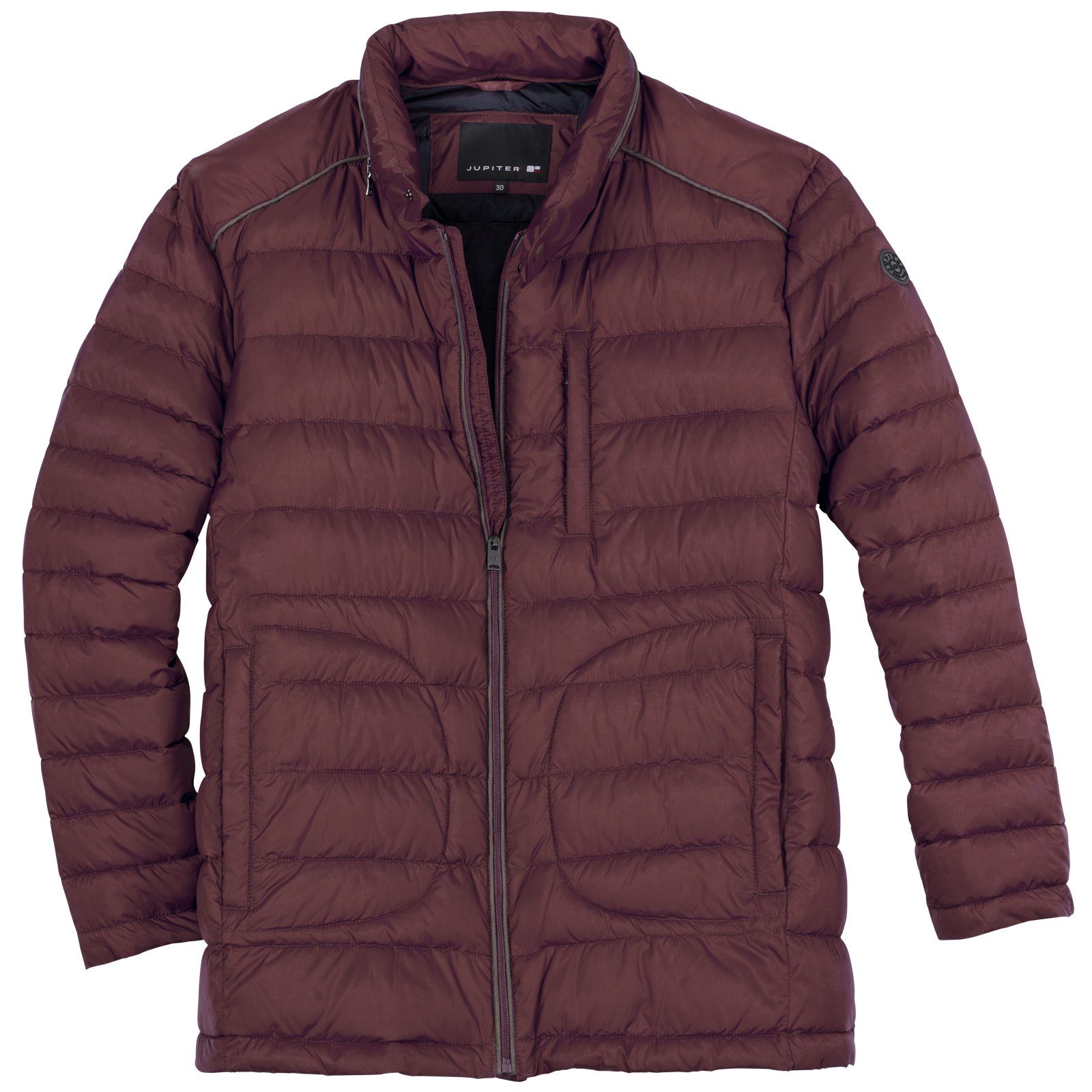 Jupiter Steppjacke Große Größen Herren Steppjacke bordeaux Jupiter