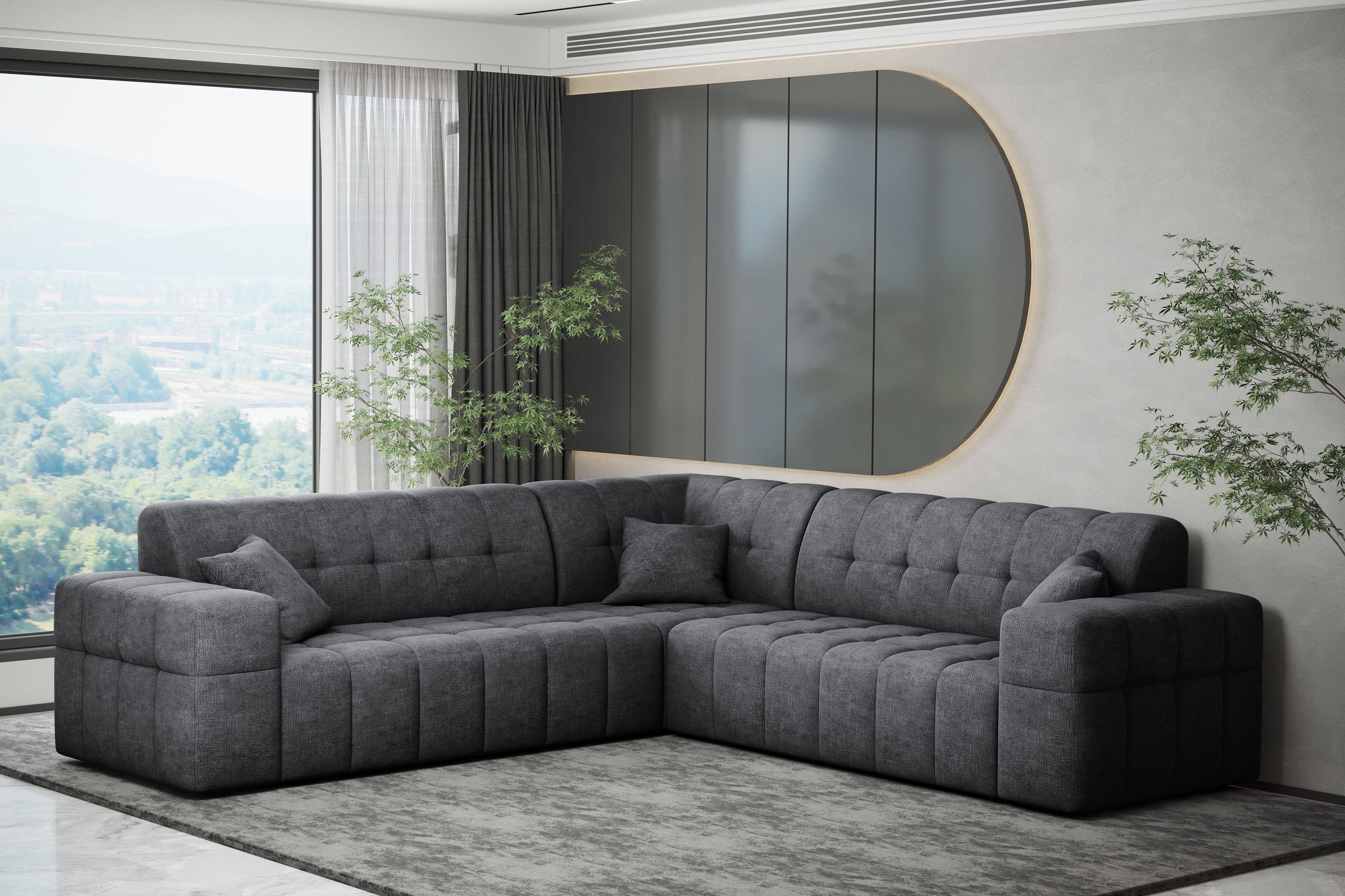 yourhouse24 Ecksofa Symmetrisches BALIA CORNER, Seite universal