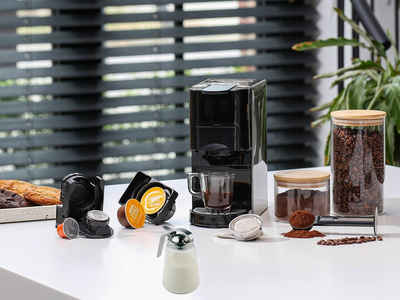 Setpoint Kapselmaschine, Kaffee-Pulver Kapseln & ESE Pads 1 Tassen Pad-Maschine & Milchkännchen