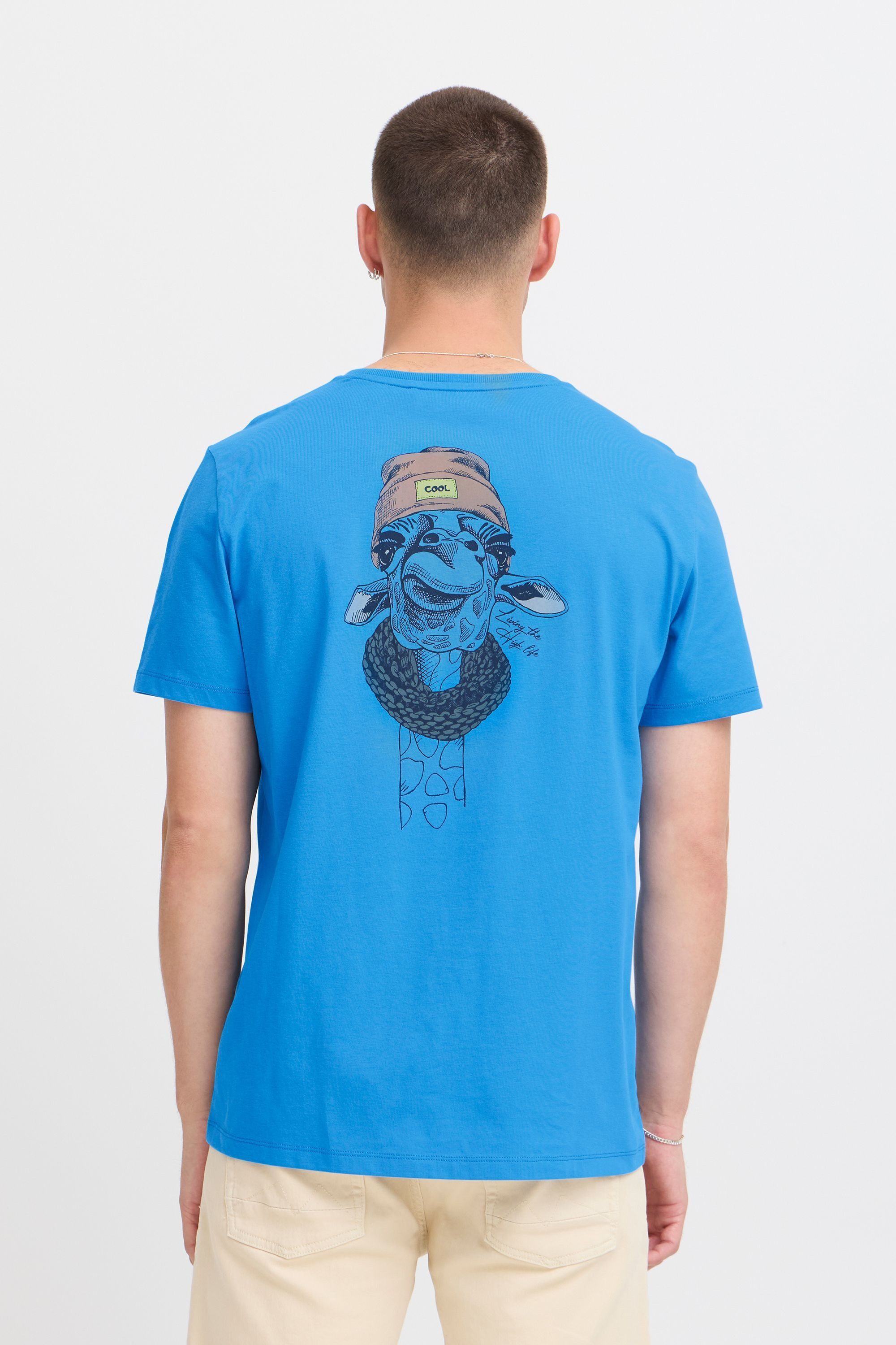 Blend Rundhalsshirt BHJackson (1-tlg) Lässiges T-Shirt mit Backprint