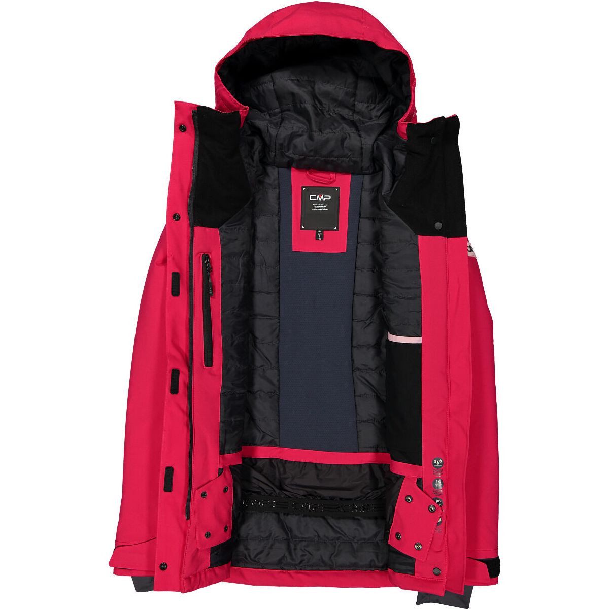 CMP Skijacke Woman Ski Jacket FIX Hood Perfekte Damen-Skijacke für maximalen Schutz und Komfort beim – Bild 4 von 5