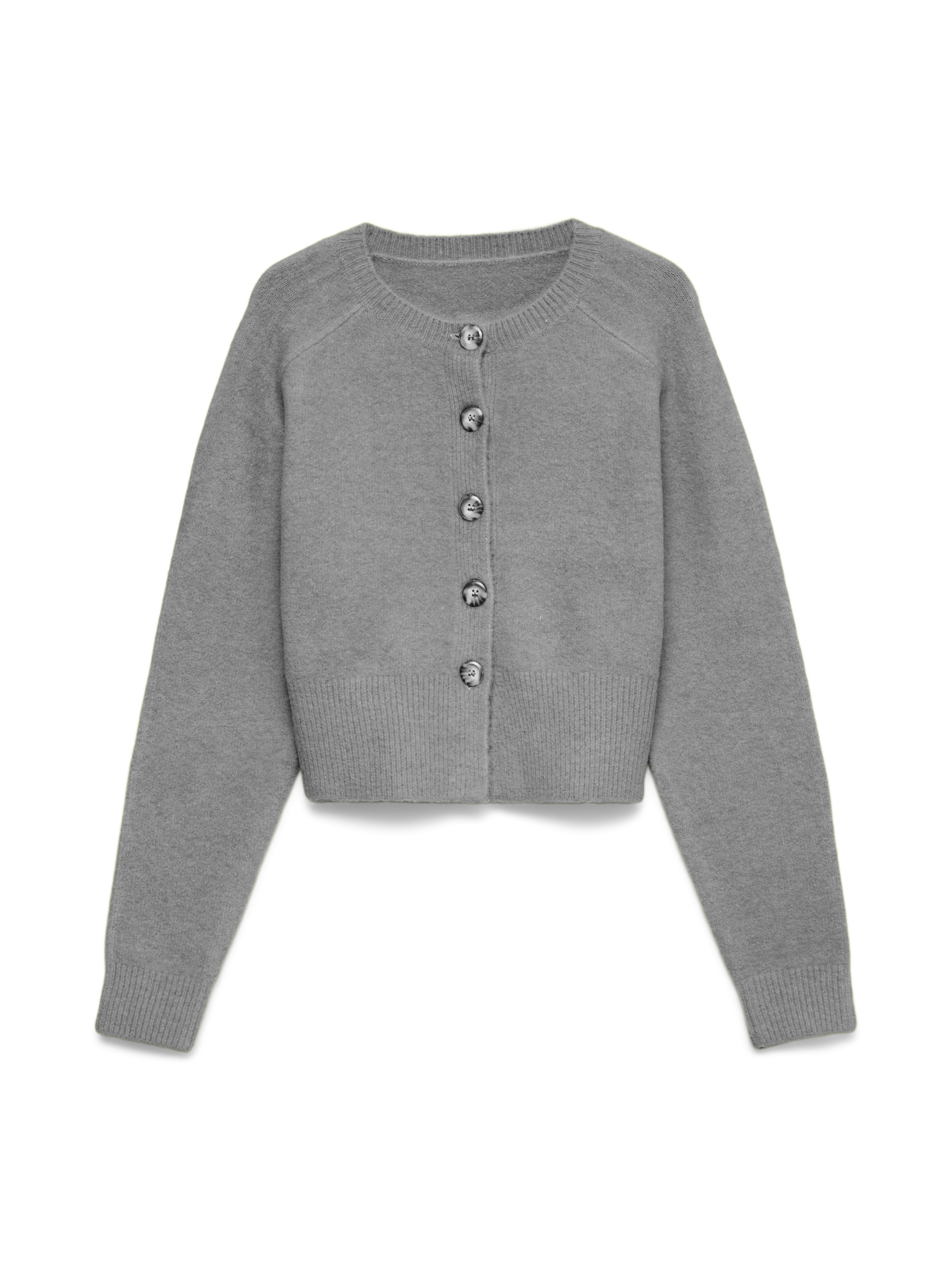 Vero Moda Strickjacke VMSIF LS O-NECK CARDIGAN NOOS Materialmix, regular fit