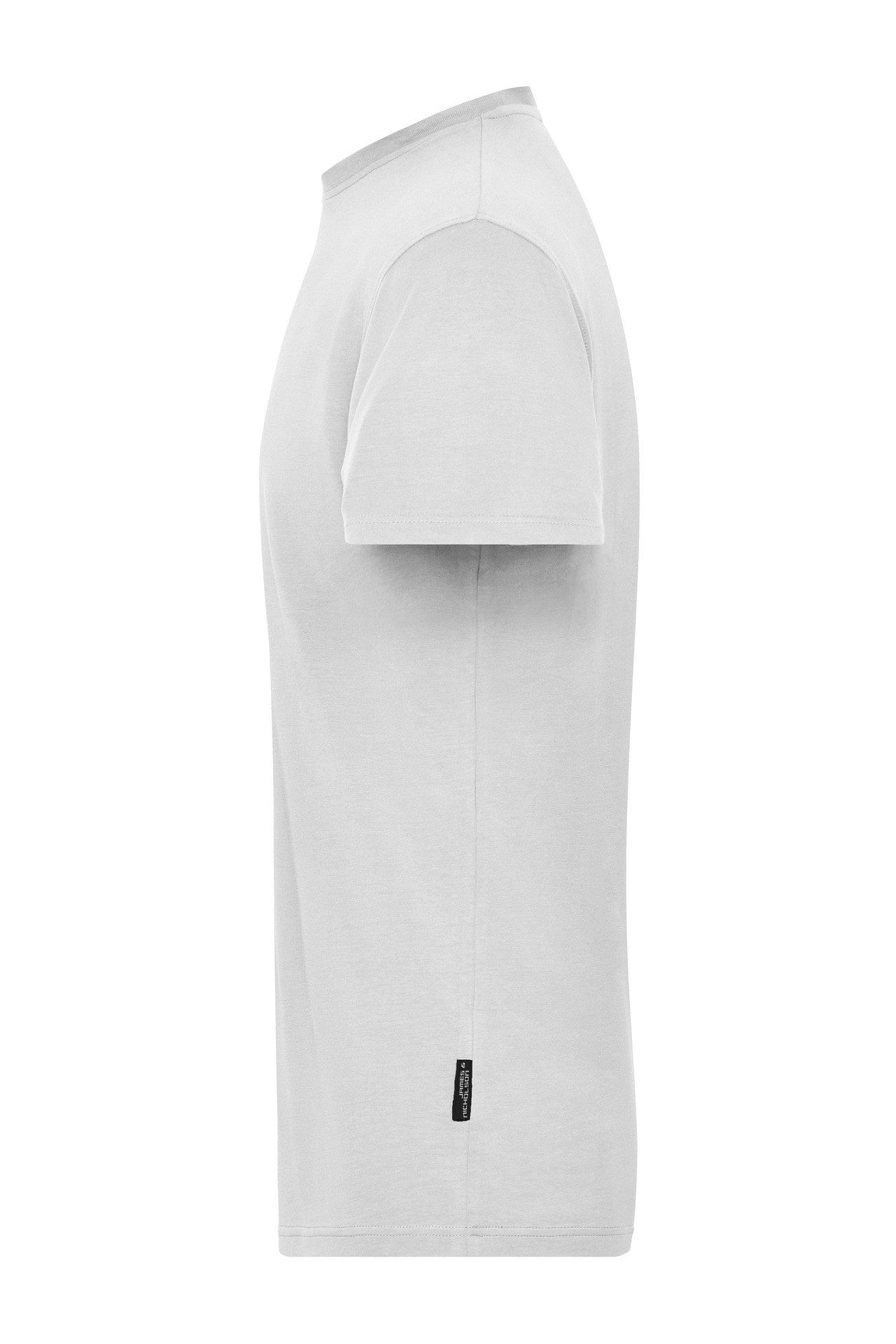 James & Nicholson T-Shirt Doppelpack elastisches Herren T-Shirt Bio Workwear-T Stretch JN1802 (Doppelpack, 2er-Pack) Hochwertige Bio-Baumwolle