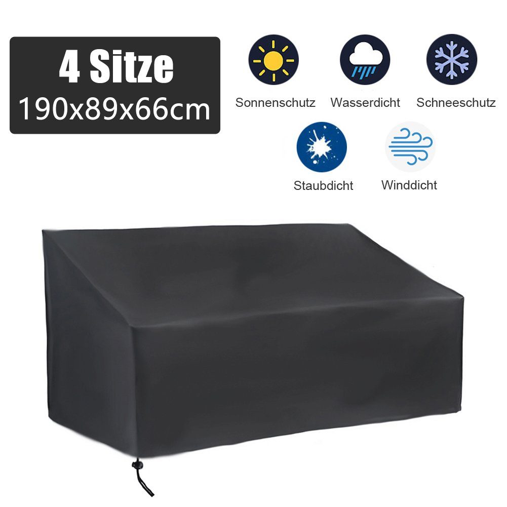 OSTWOLKE Gartenmöbel-Schutzhülle 2/3/4-Sitzer Gartenbank-Abdeckung wasserdi günstig online kaufen