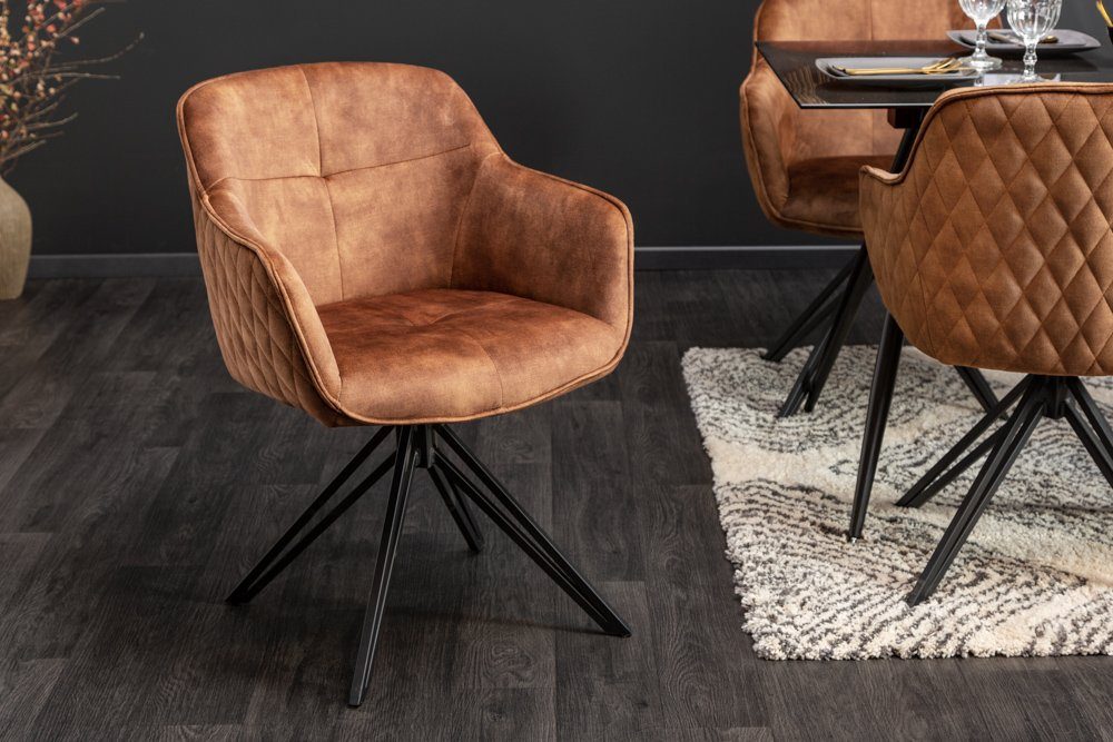 riess-ambiente Polsterstuhl EUPHORIA rost braun / günstig online kaufen