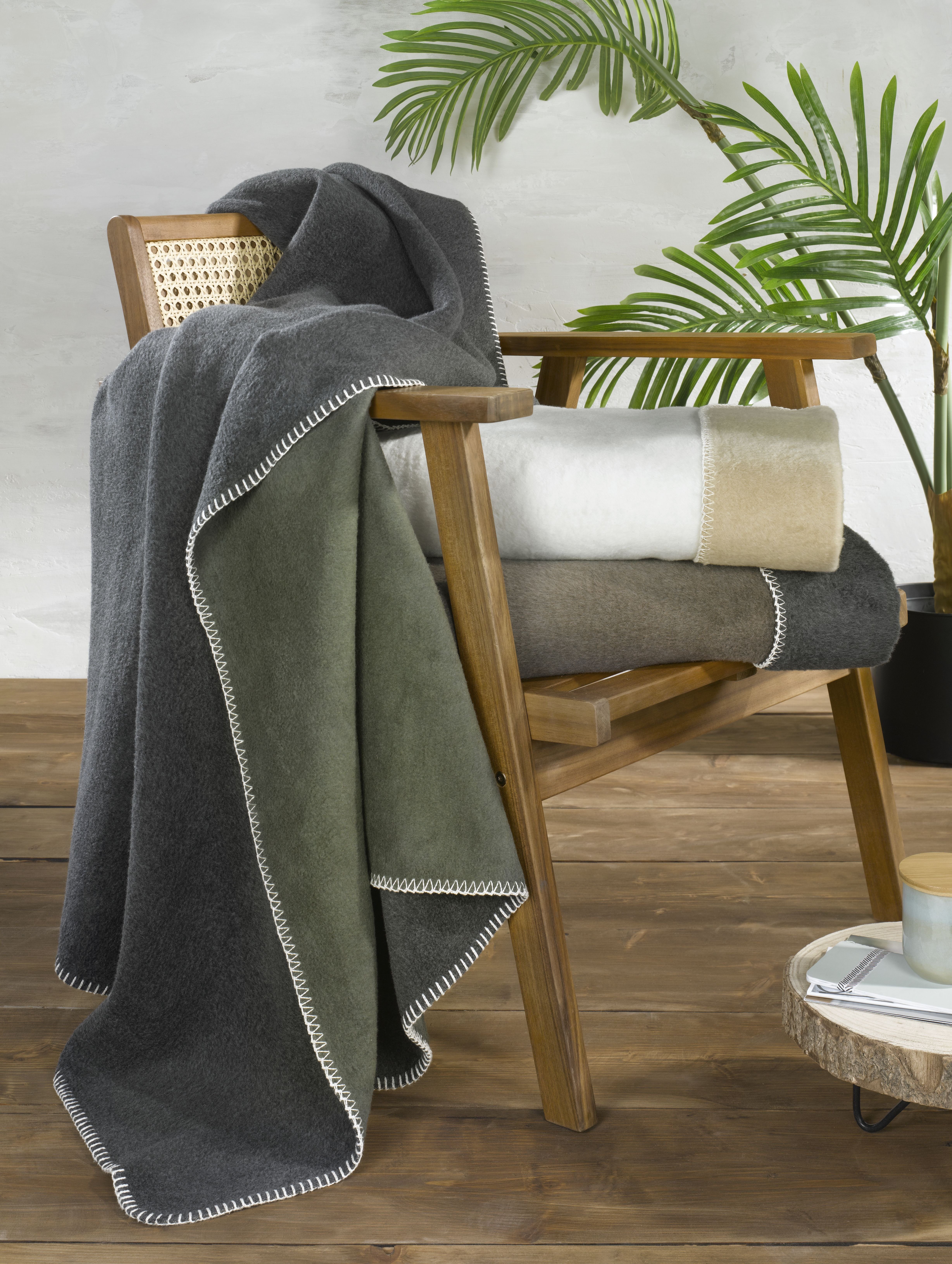 Wohndecke Valencia, Casea, kuschelig weiche Wendedecke, günstig online kaufen