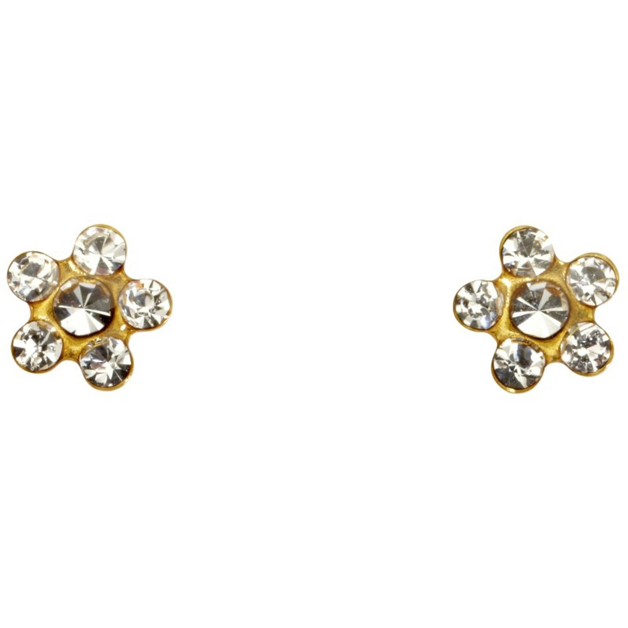 Miamar Paar Ohrstecker SS08, Miamar SS08 Kinder Ohrstecker Blume Edelstahl Weiß