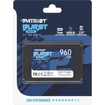 Patriot Burst Elite 960 GB SSD-Festplatte (960 GB) 2,5""