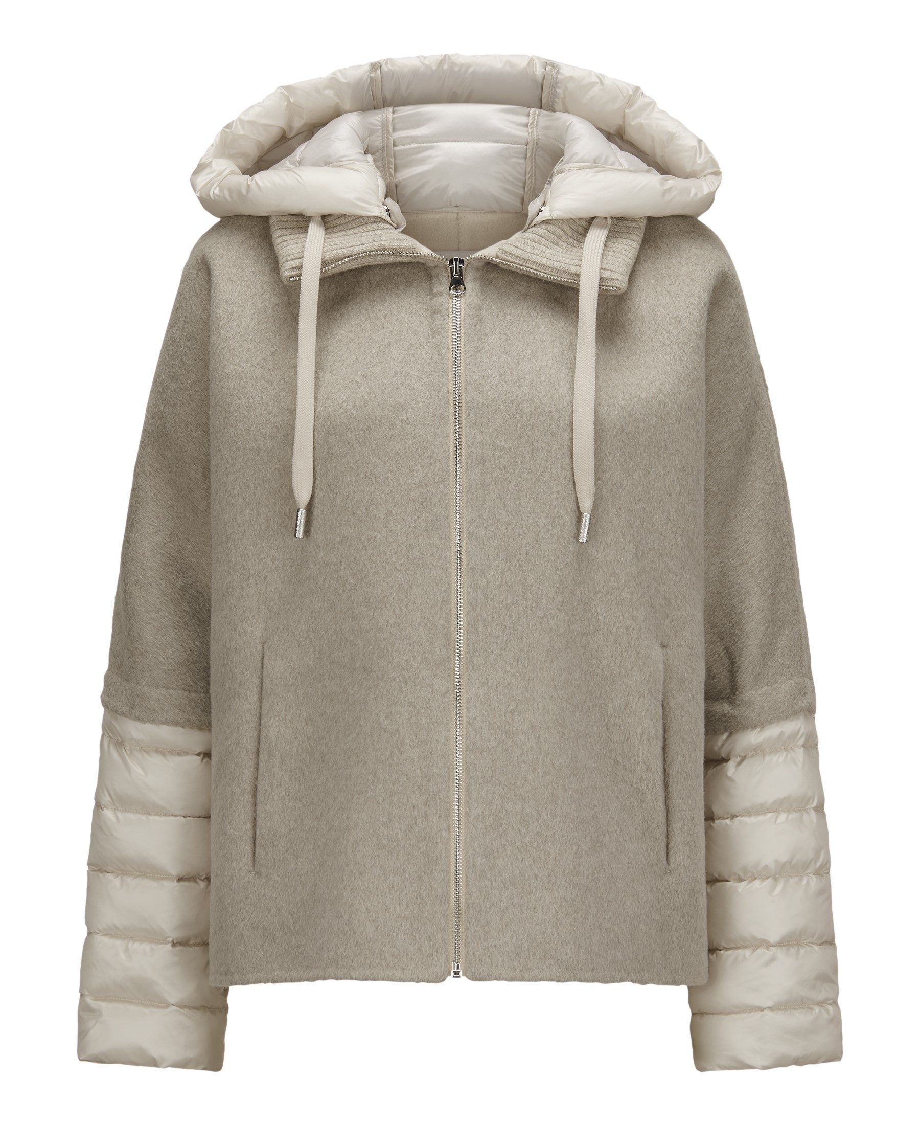 Milestone Wolljacke MSAzalea im Material Mix aus Wolle Doubleface und Stepp günstig online kaufen