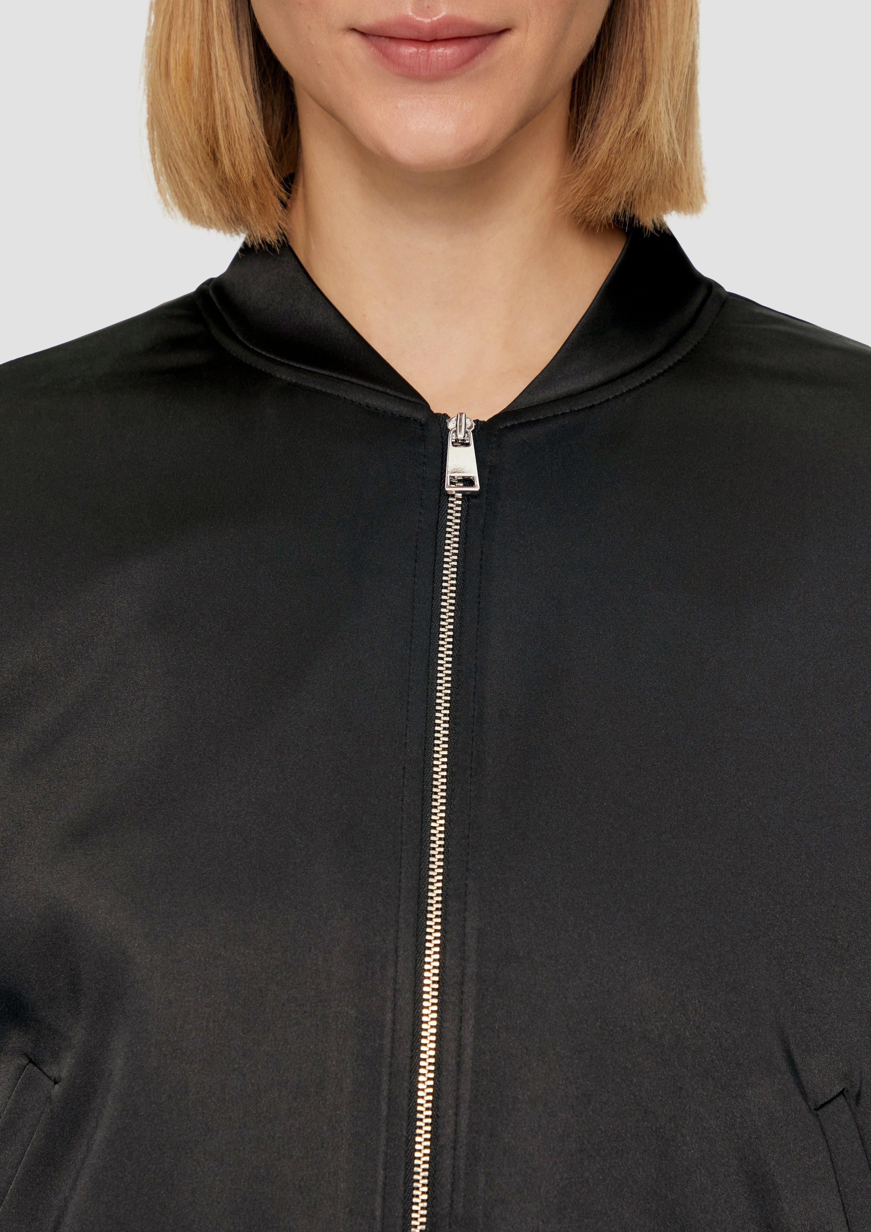 s.Oliver BLACK LABEL Funktionsjacke Satinblouson mit günstig online kaufen