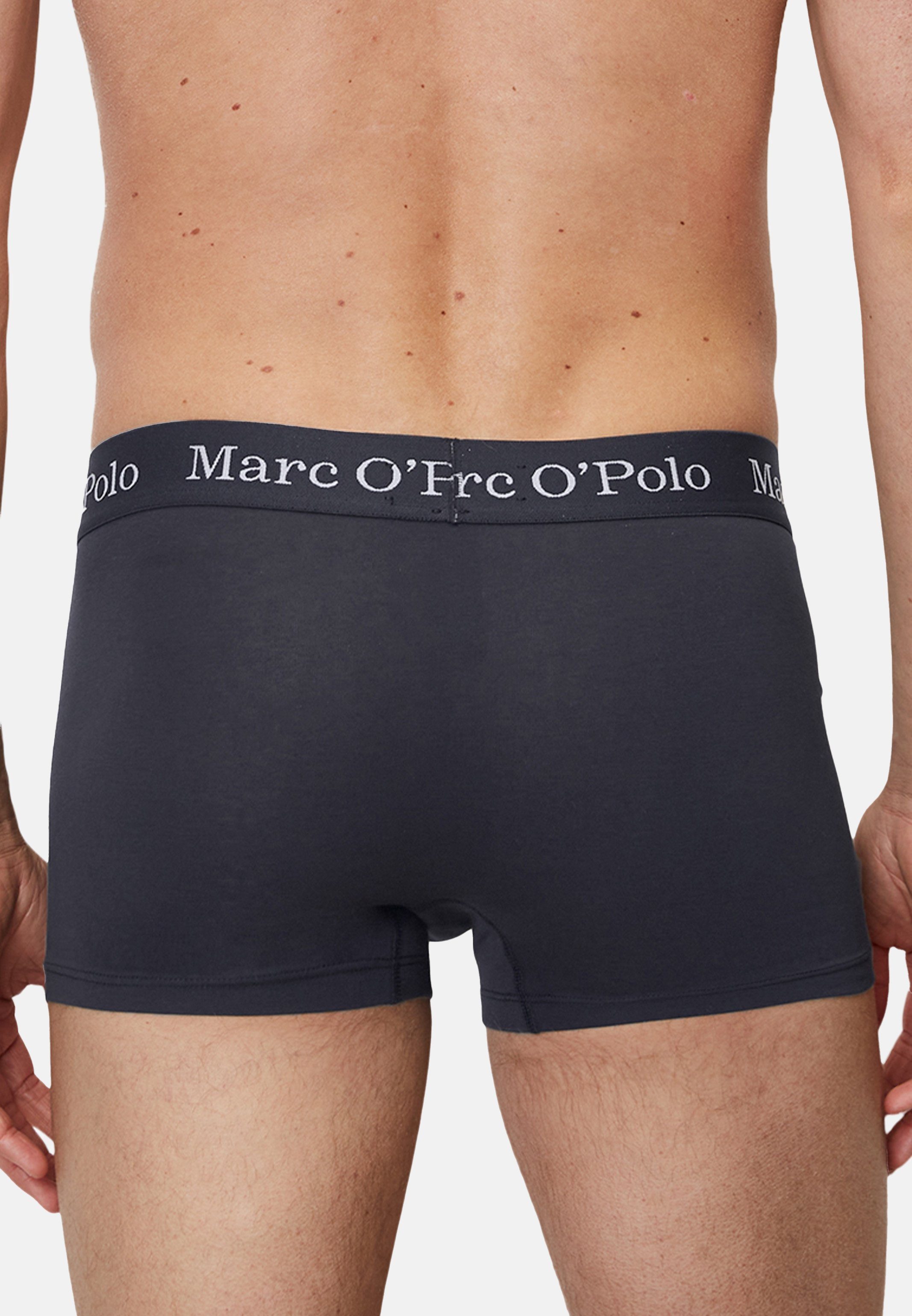 Marc O'Polo Retro Boxer Short Elements Organic / 3er (Spar-Set, 3-St) Retro - Baumwolle Cotton - Pant Ohne - Eingriff Pack Dunkelblau