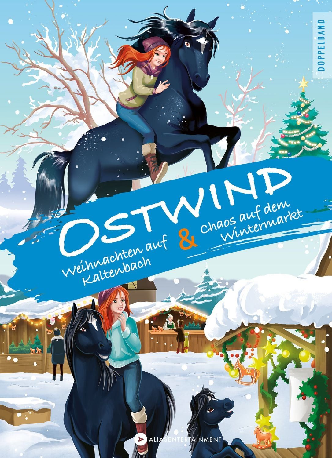 Kinderbuch Erstleser Doppelband - Weihnachten mit Ostwind Pferdegeschichten für L Thilo
