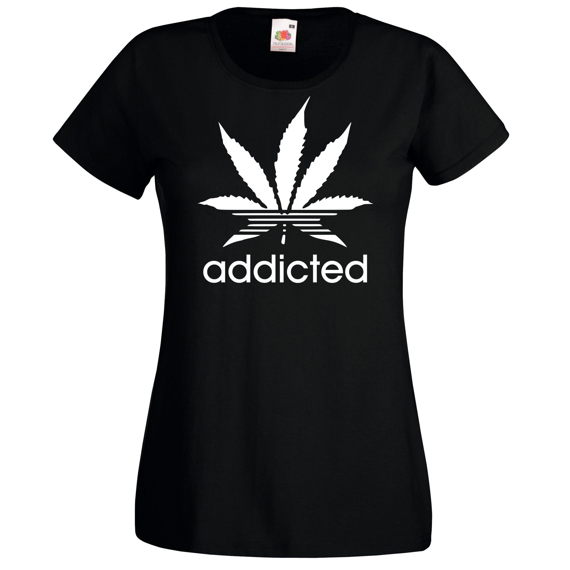 Youth Designz T-Shirt Addicted Damen T-Shirt günstig online kaufen