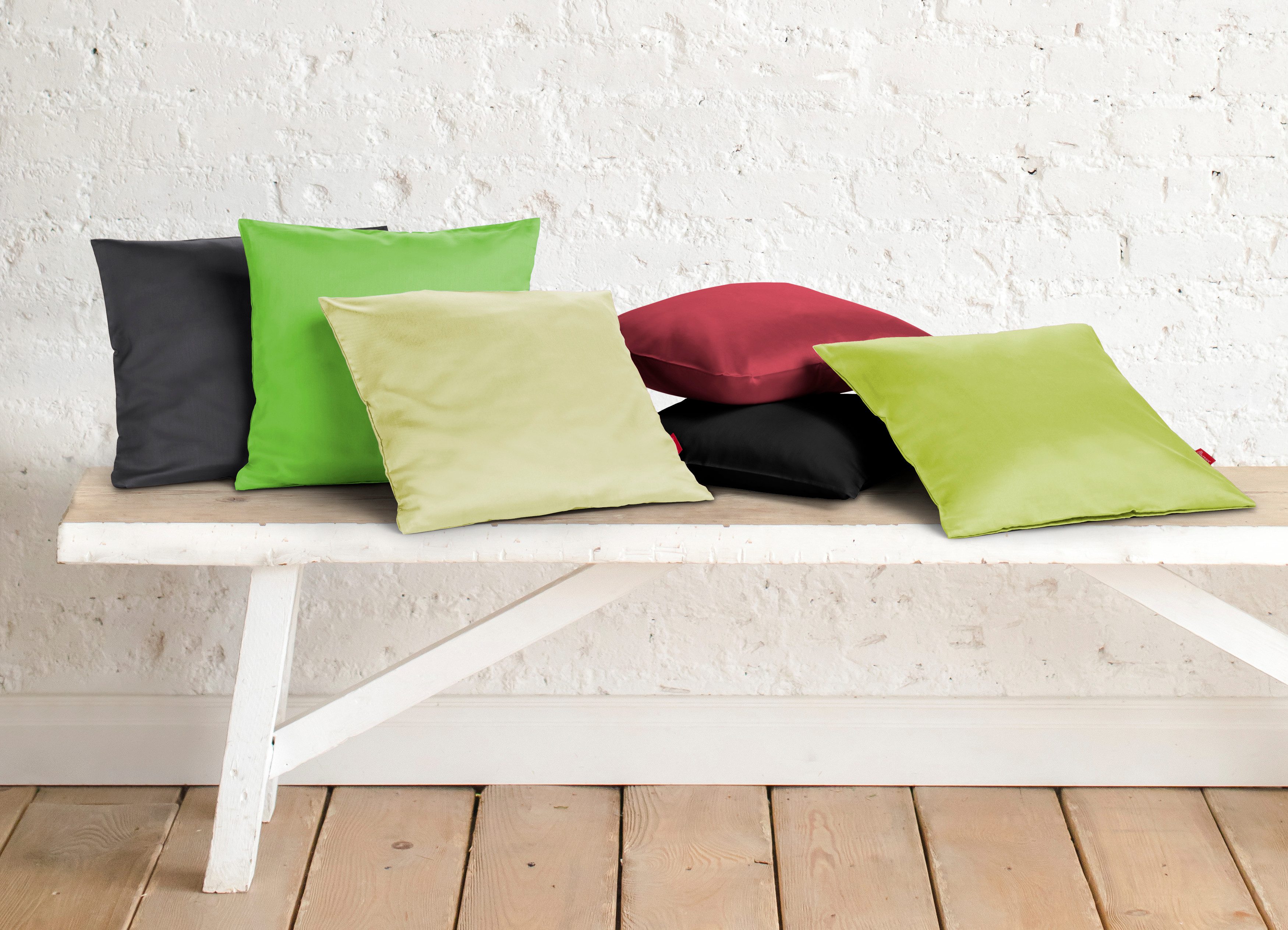 sleepling Kissenhülle Satin Kissenbezug, feinster Mako-Satin, viele Farben und Größen, Qualität Made in EU – Bild 3 von 3