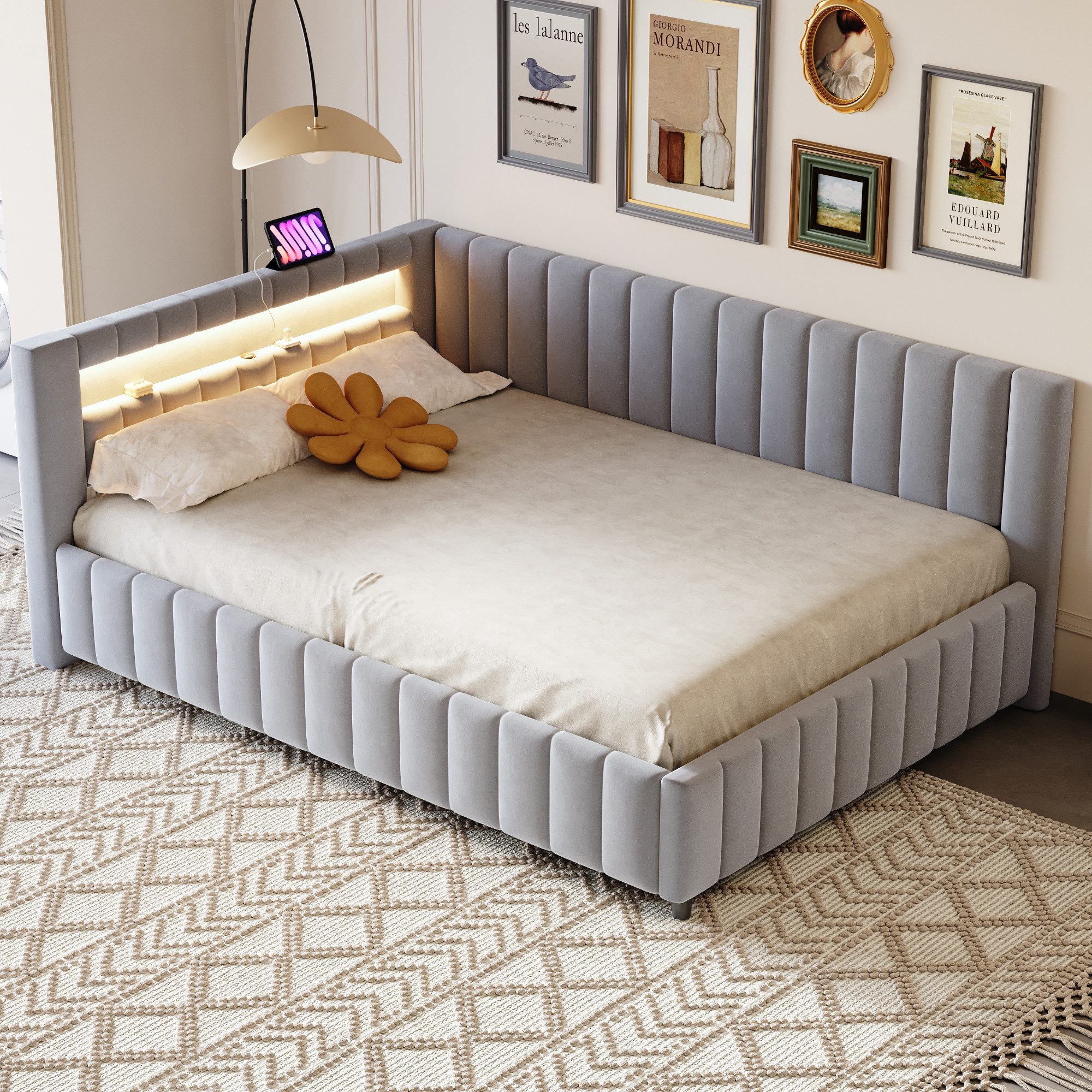 OKWISH Polsterbett Polsterbett Doppelbett Daybett Tagesbett günstig online kaufen