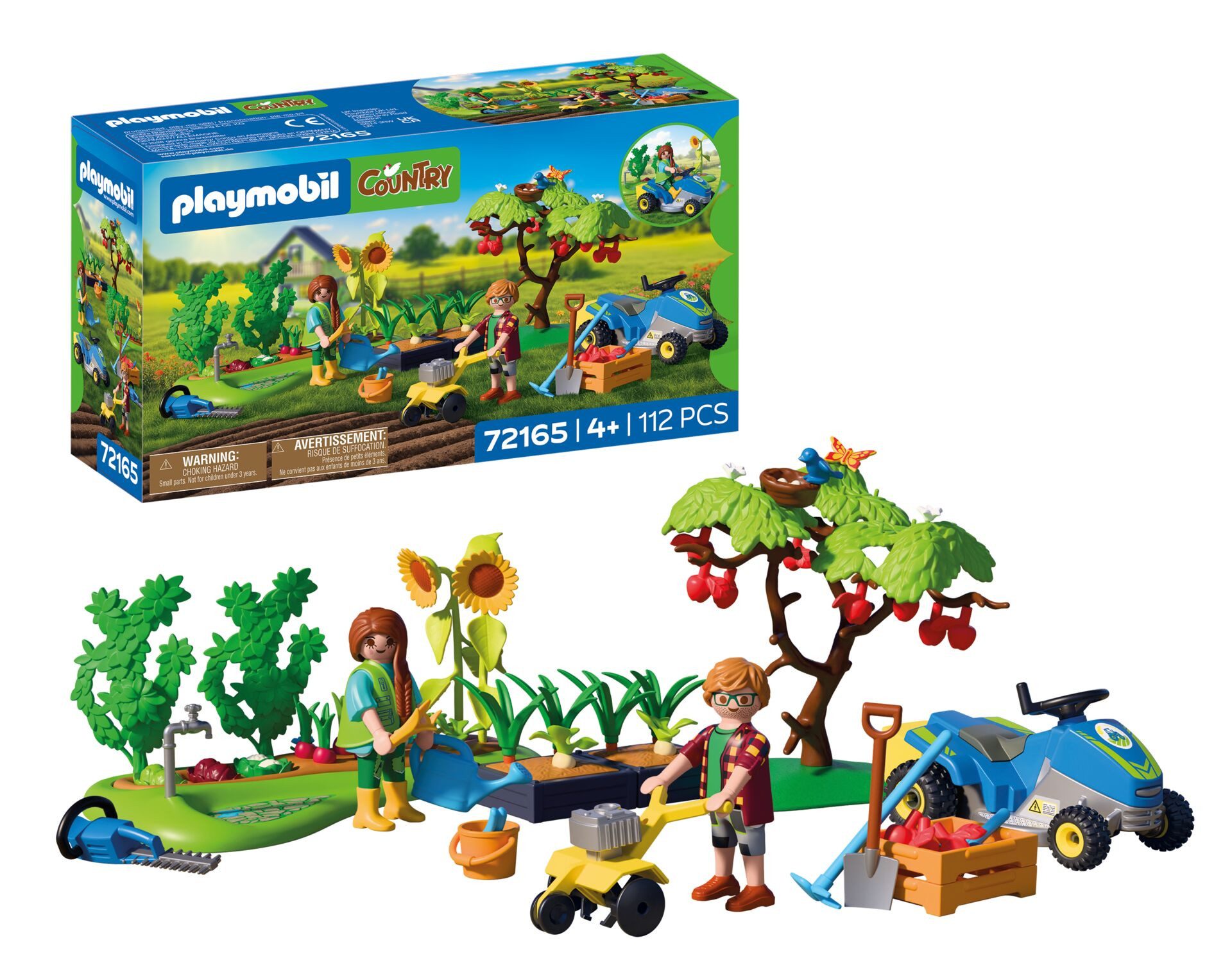 Playmobil® Idyllischer Gemüsegarten (72165), Country Konstruktions-Spielset, Made in Europe