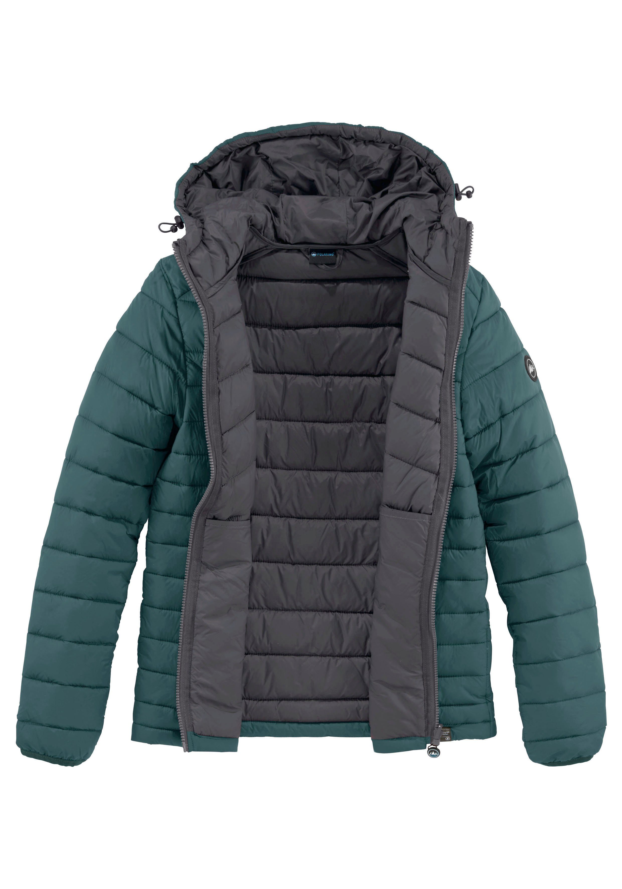 Polarino Steppjacke Übergangsjacke für kühle Tage, aus leichtem Webmaterial – Bild 4 von 5