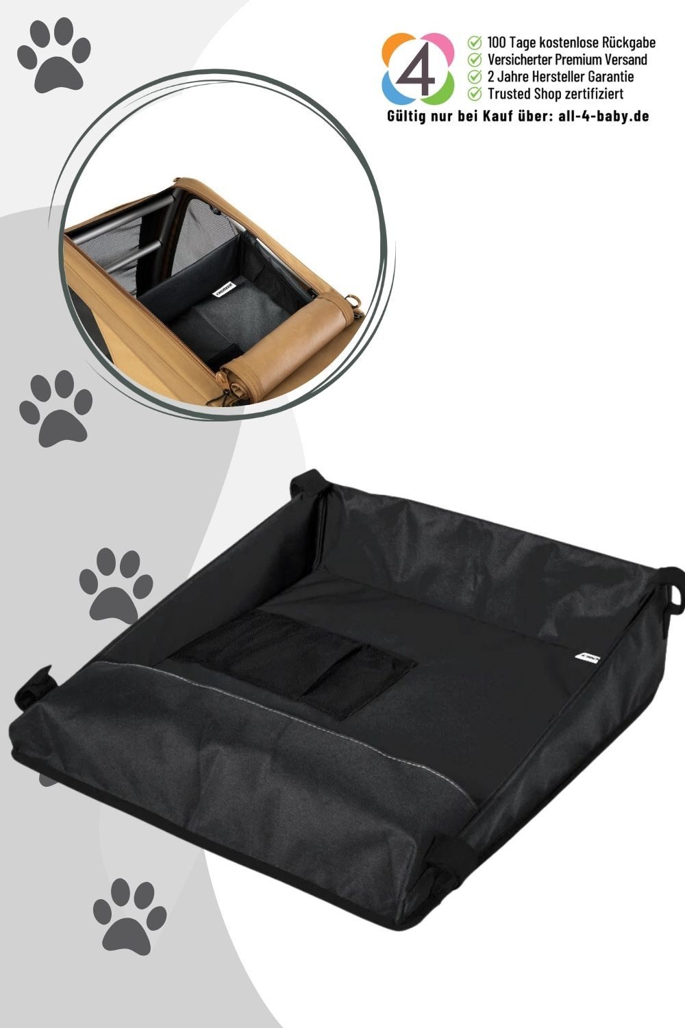 Croozer Fahrradhundeanhänger Packfach Dog L