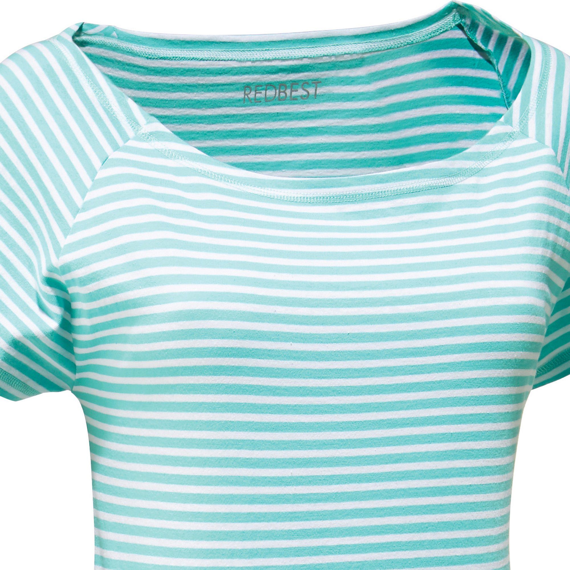 REDBEST Pyjama Damen-Schlafanzug Single-Jersey Streifen