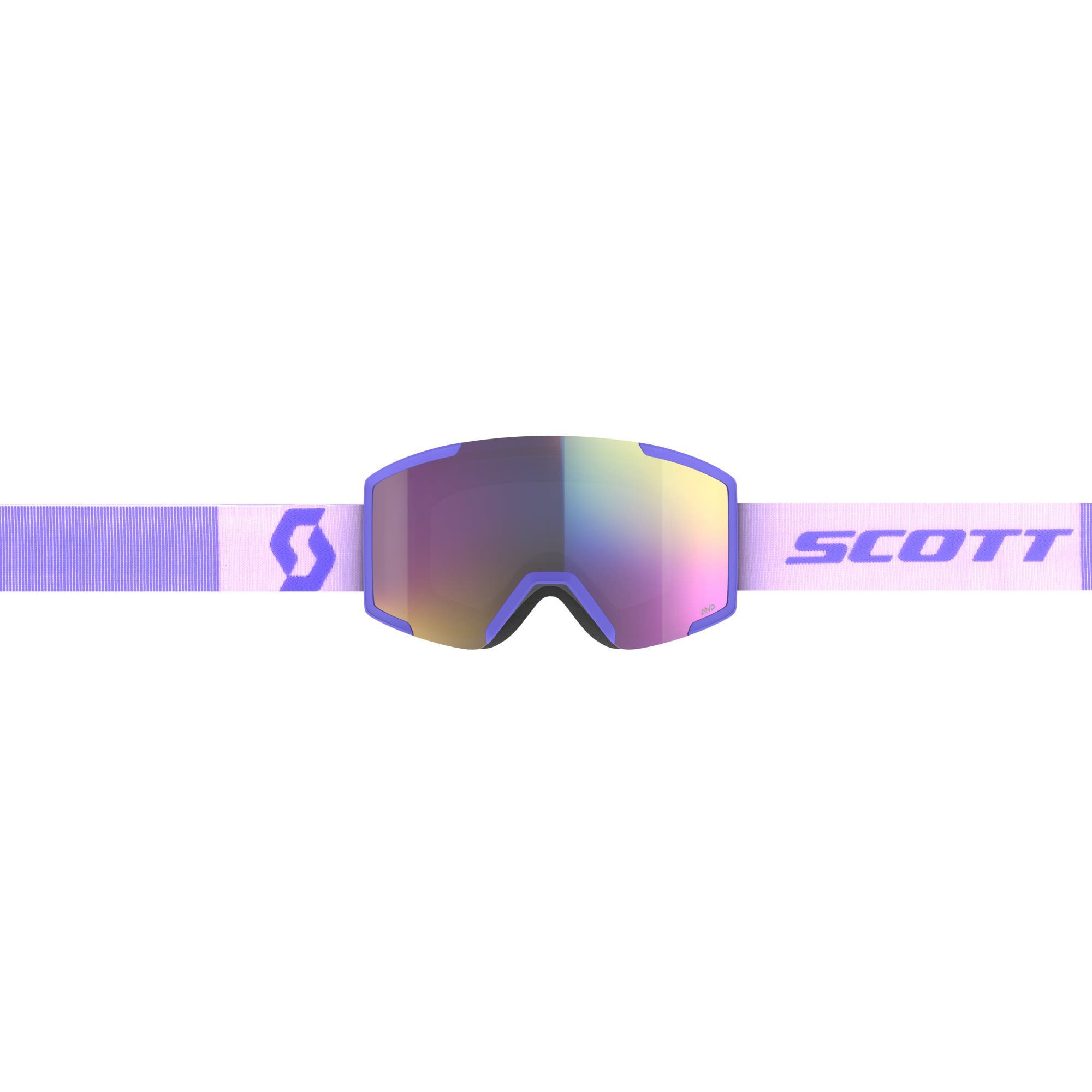 Purple Scott Shield Goggle Scott Accessoires Chrome Enhancer Teal Lavender - Skibrille