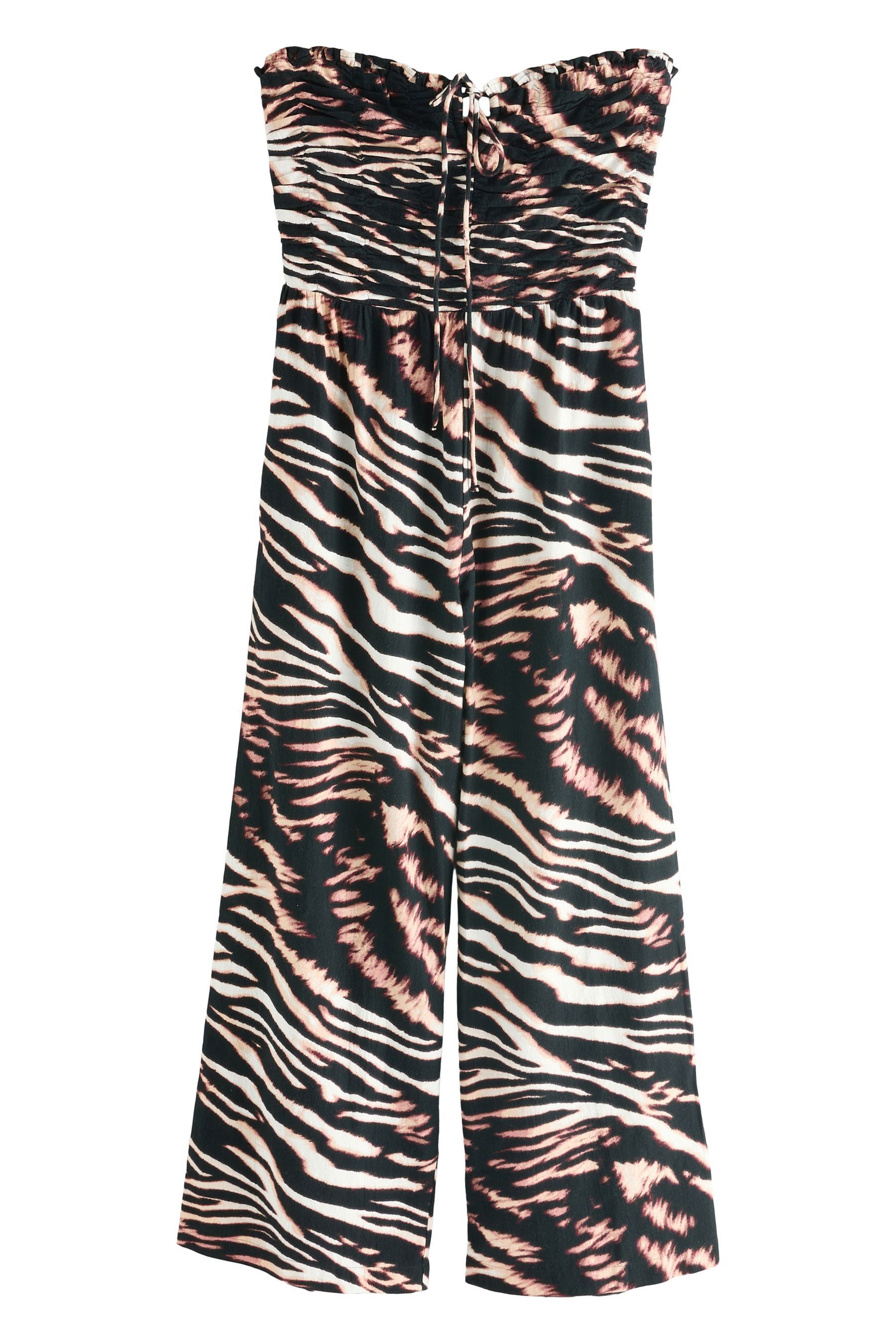 Next Jumpsuit Neckholder-Jumpsuit mit weitem Bein aus Baumwolle (1-tlg) günstig online kaufen