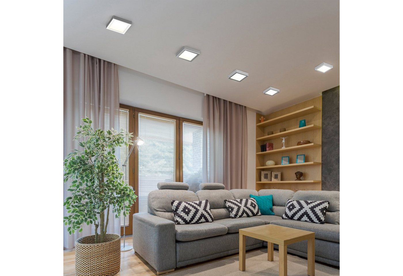 B.K.Licht LED Aufbaustrahler »Garnet«, LED Unterbauleuchte Panel 12W Aufbauleuchte Lampe Aufputzspot-kaufen