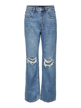 Vero Moda Weite Jeans Kithy (1-tlg) Plain/ohne Details, Weiteres Detail