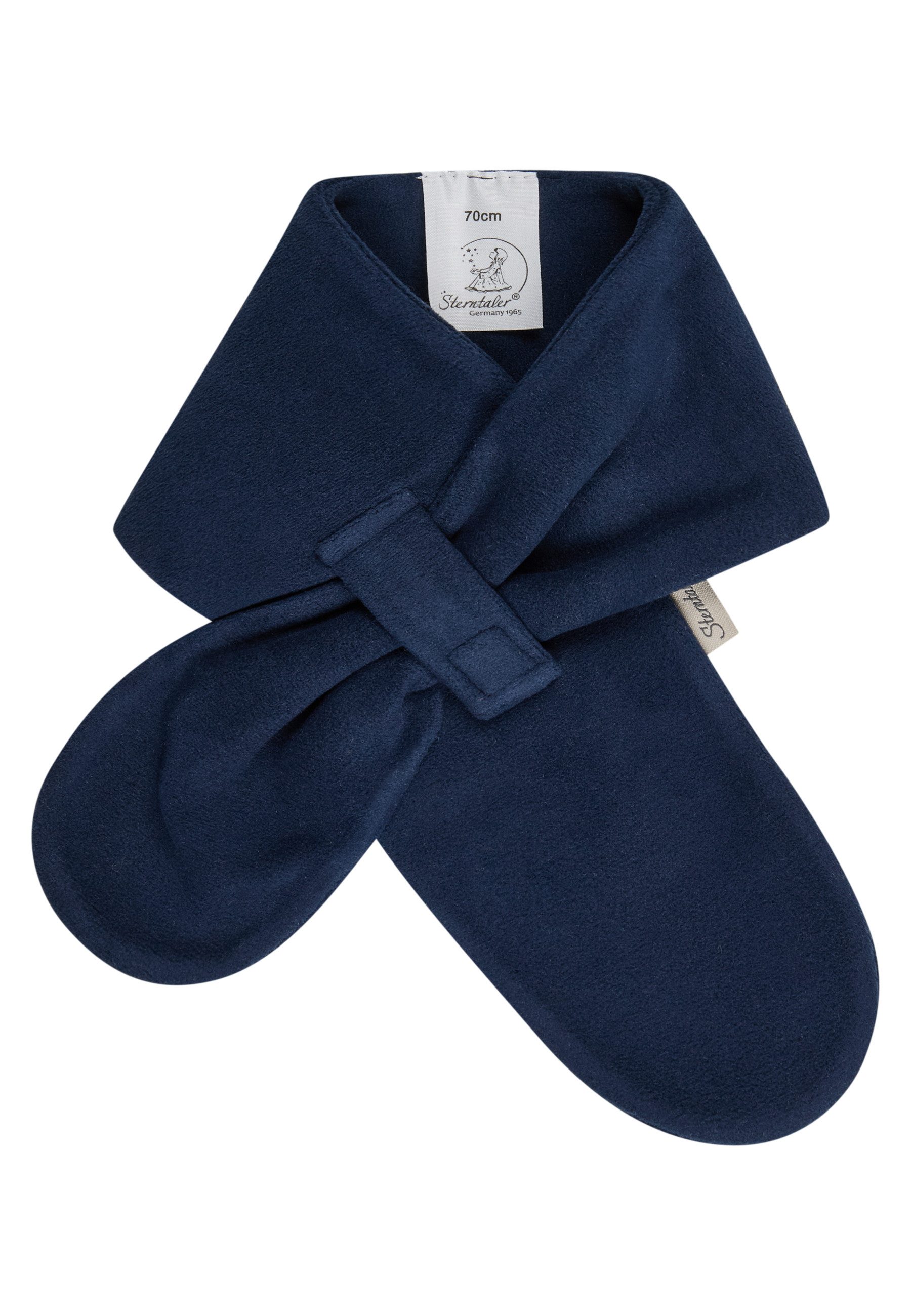 Sterntaler® Schal Schal uni, (1-St), Schal aus Microfleece mit Klettriegel zum Durchziehen, gefüttert