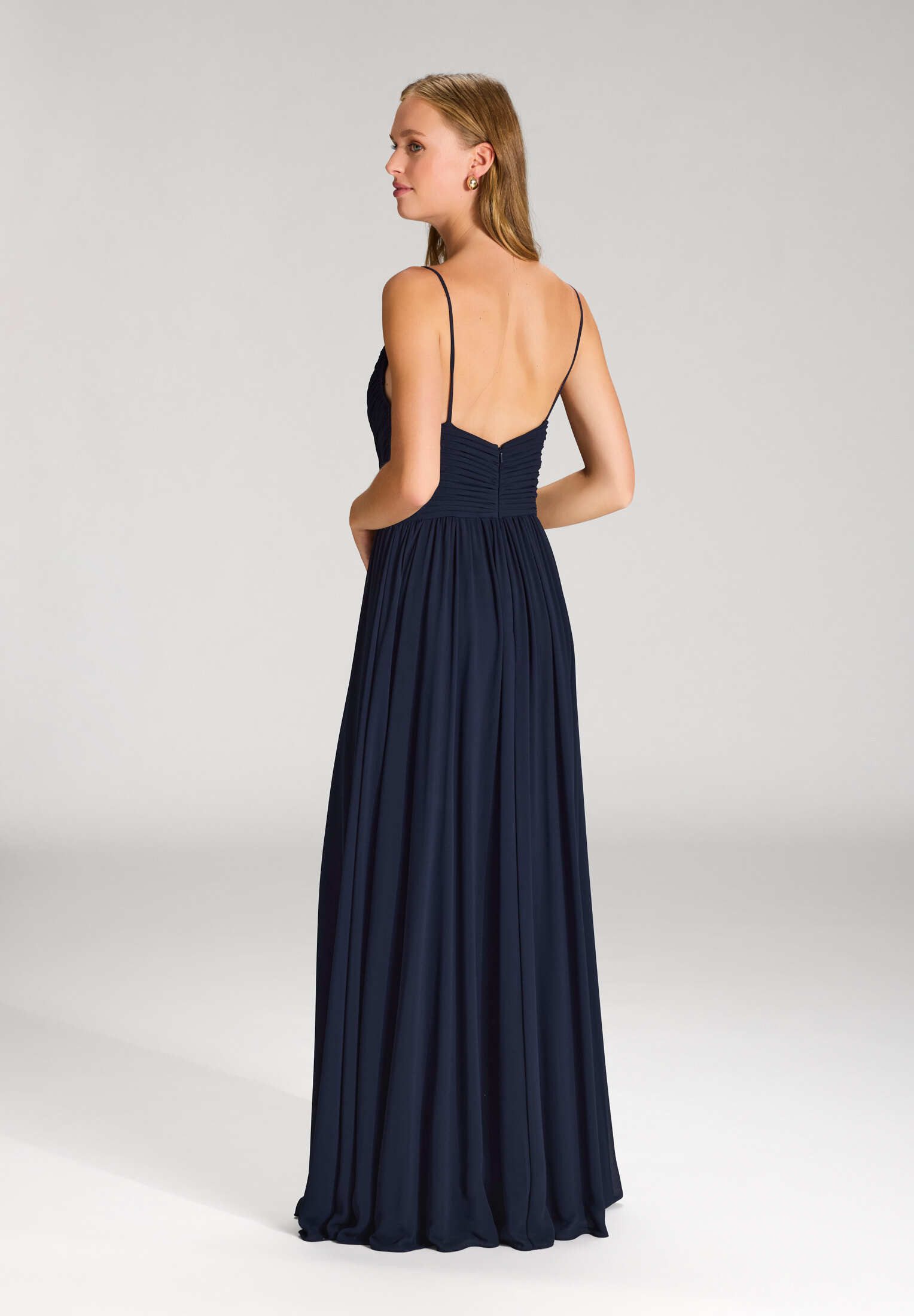 Hey Kyla Abendkleid - Abendkleid aus Chiffon mit feiner Raffung Taillierter günstig online kaufen