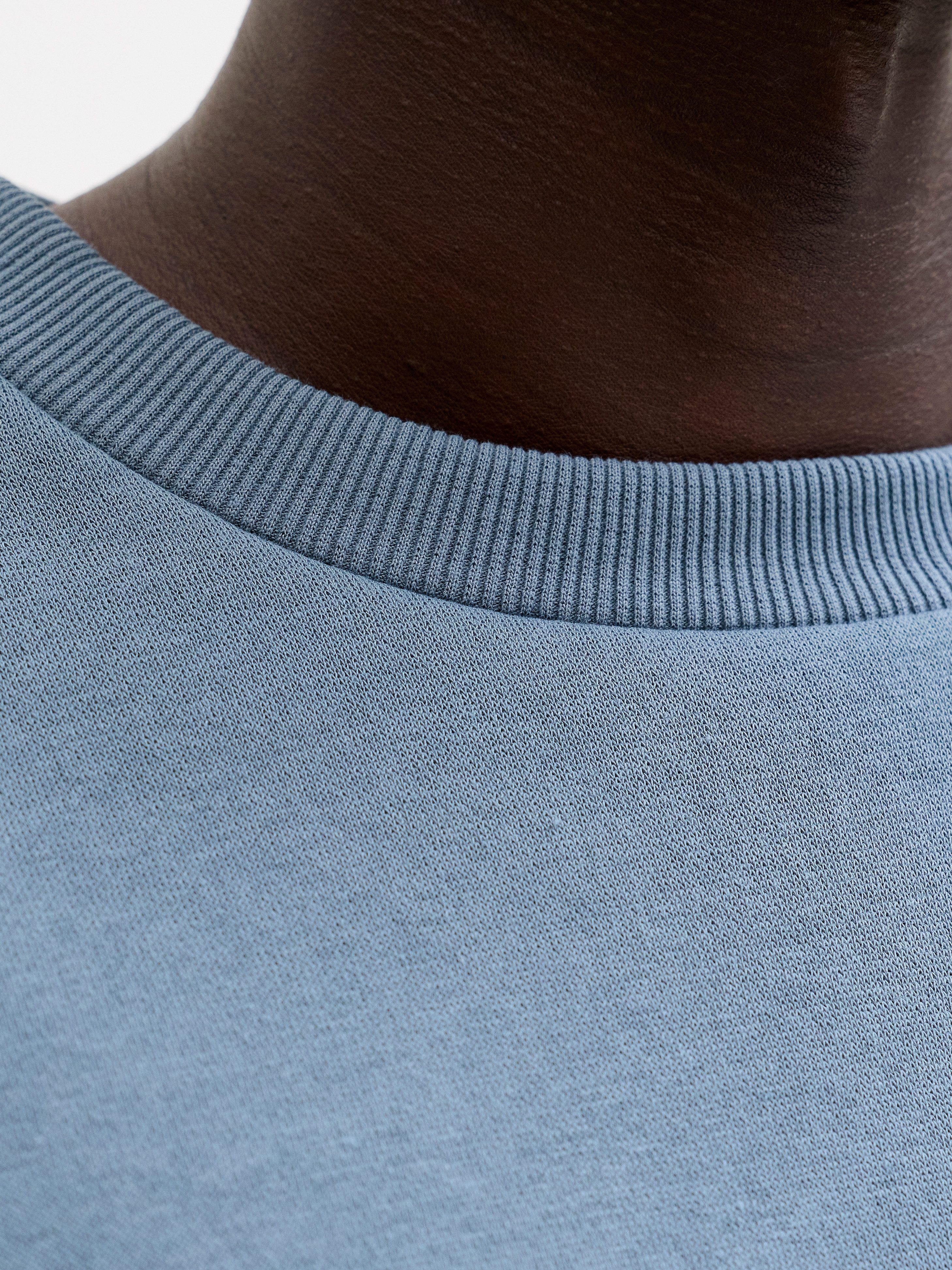 Jack & Jones PlusSize Sweatshirt JJEBRADLEY SWEAT CREW NOOS PLS mit Rippbündchen