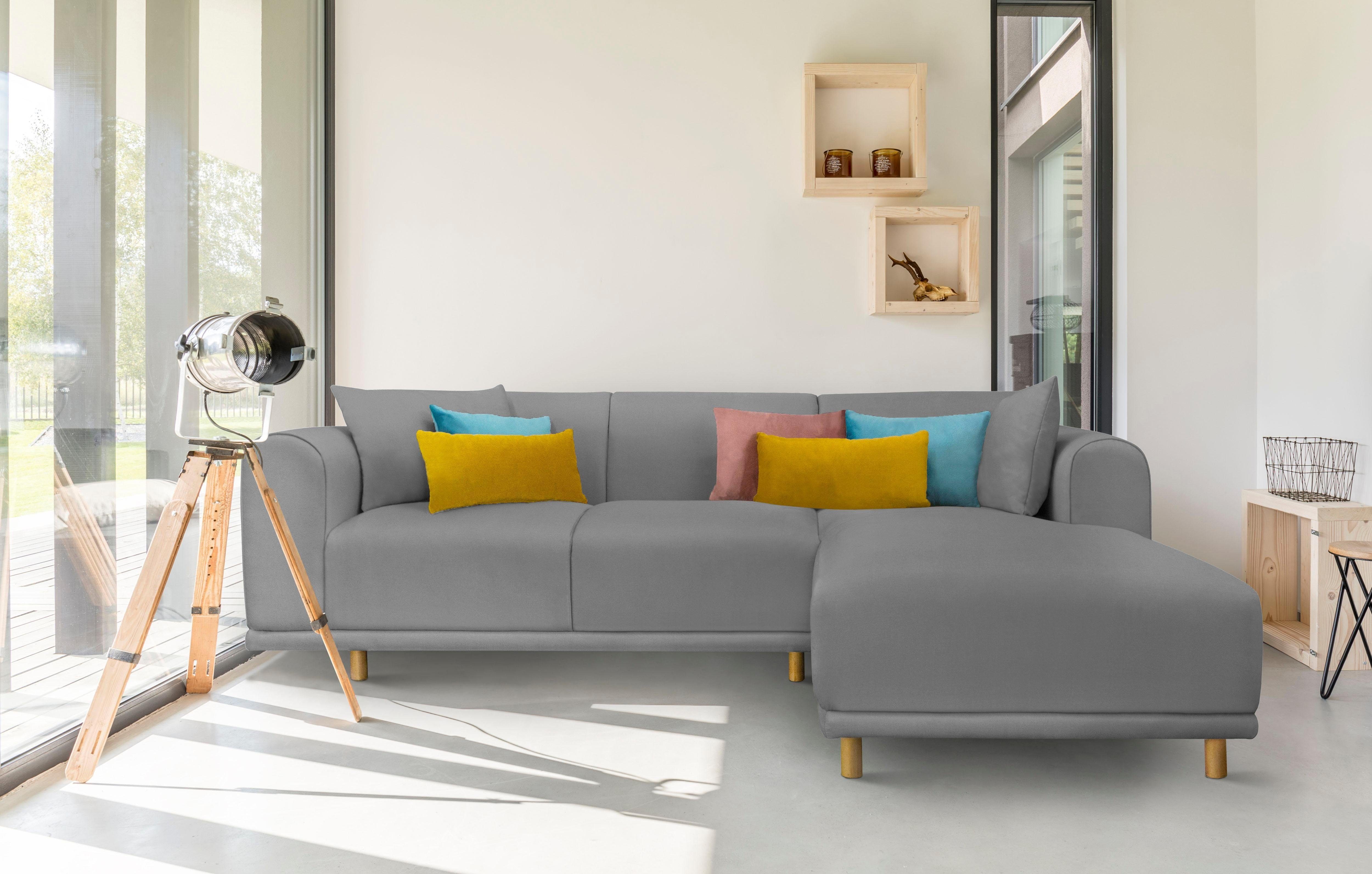 andas Ecksofa Maroon L-Form, in skandinavischem günstig online kaufen