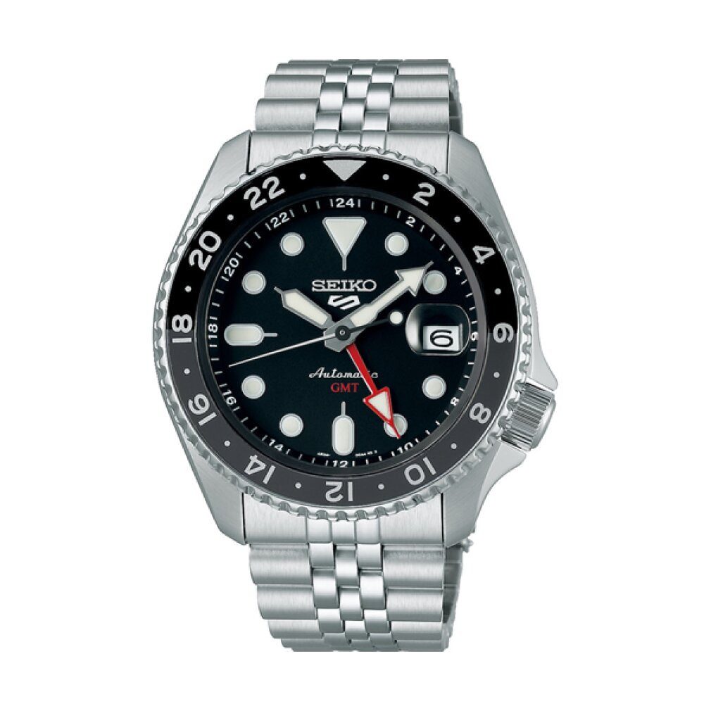 Seiko Luxusuhr 5 GMT AUTOMATIC Mod. SSK001K1