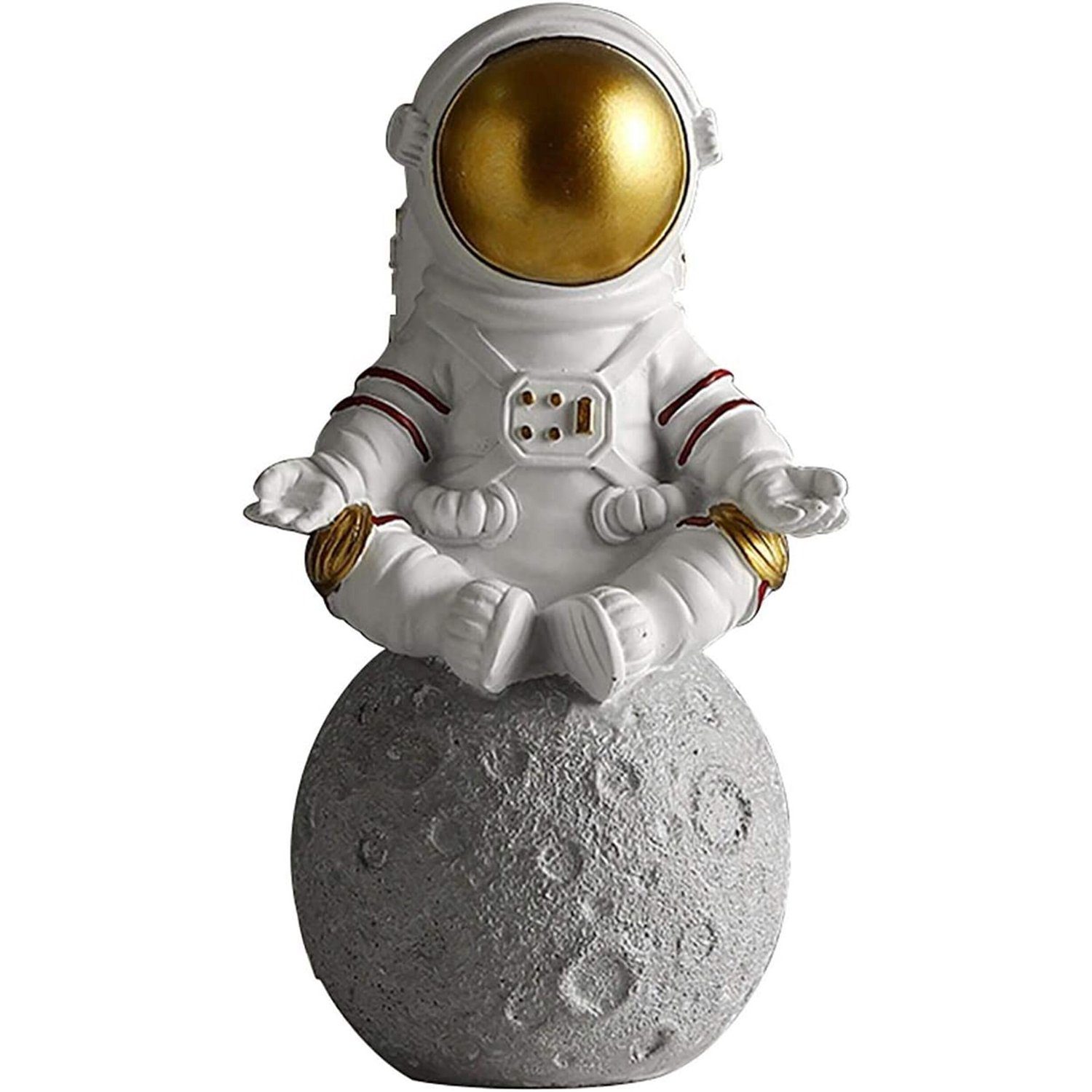 Devenirriche Dekofigur Astronauten-Figur,Skulptur,Spaceman-Statue,Desktop-Zubehör, Kinder