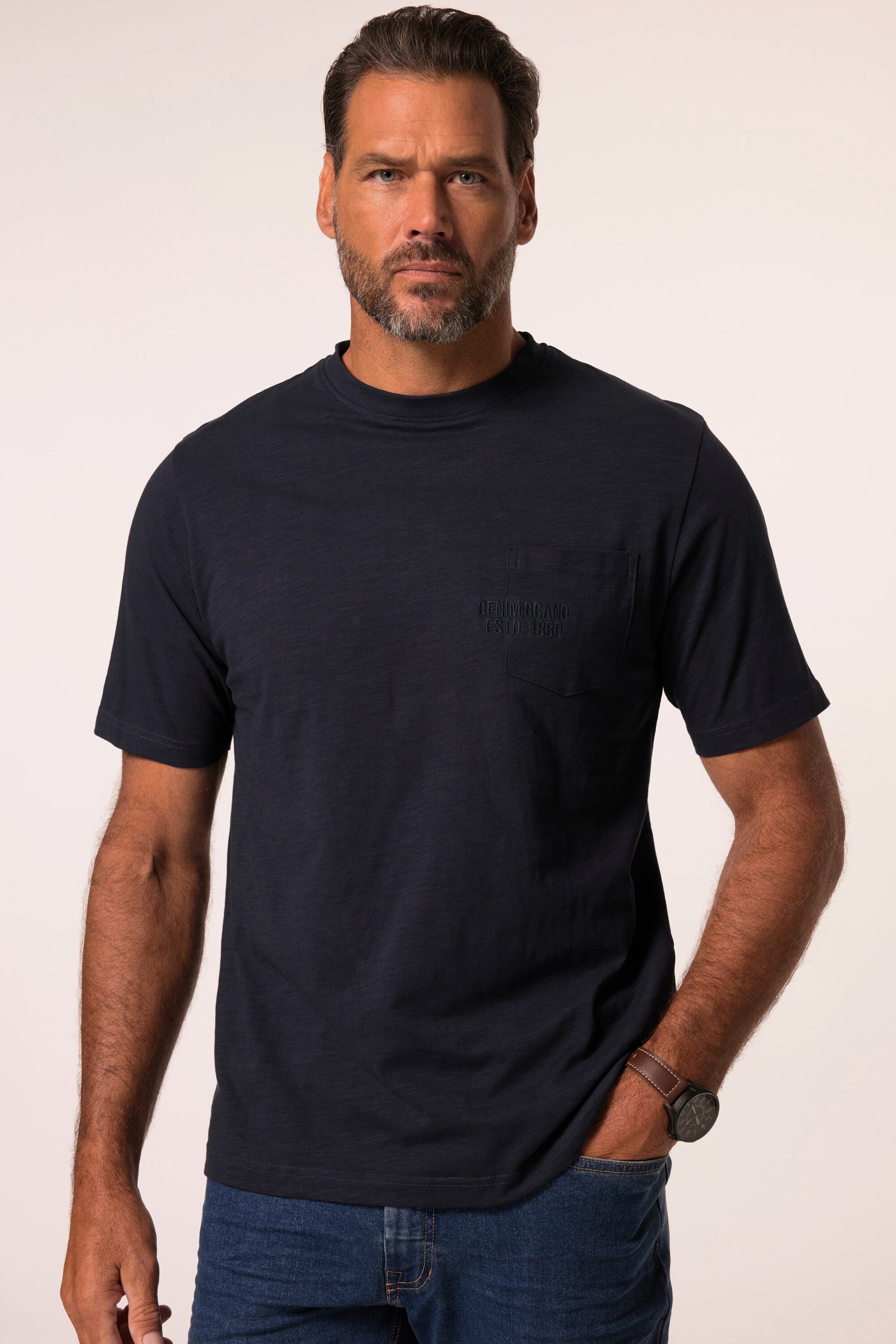 T-Shirt T-Shirt Halbarm Brusttasche