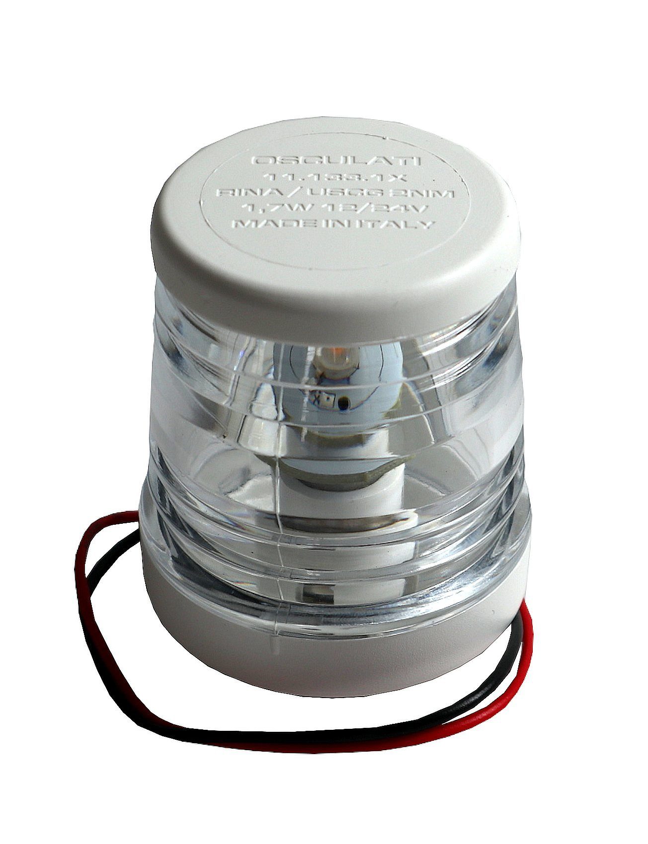 Osculati Elektroboot Classic 360-Grad Led-Topplicht, weiß