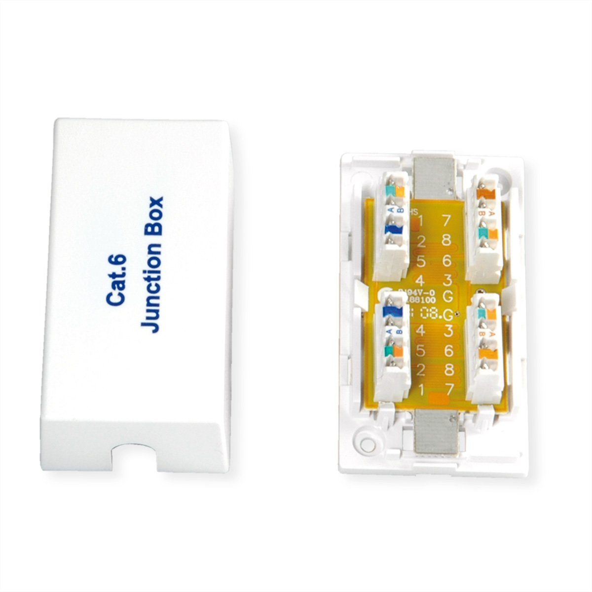 Junction Box Kat.6 (Class E), UTP Netzwerk-Panel