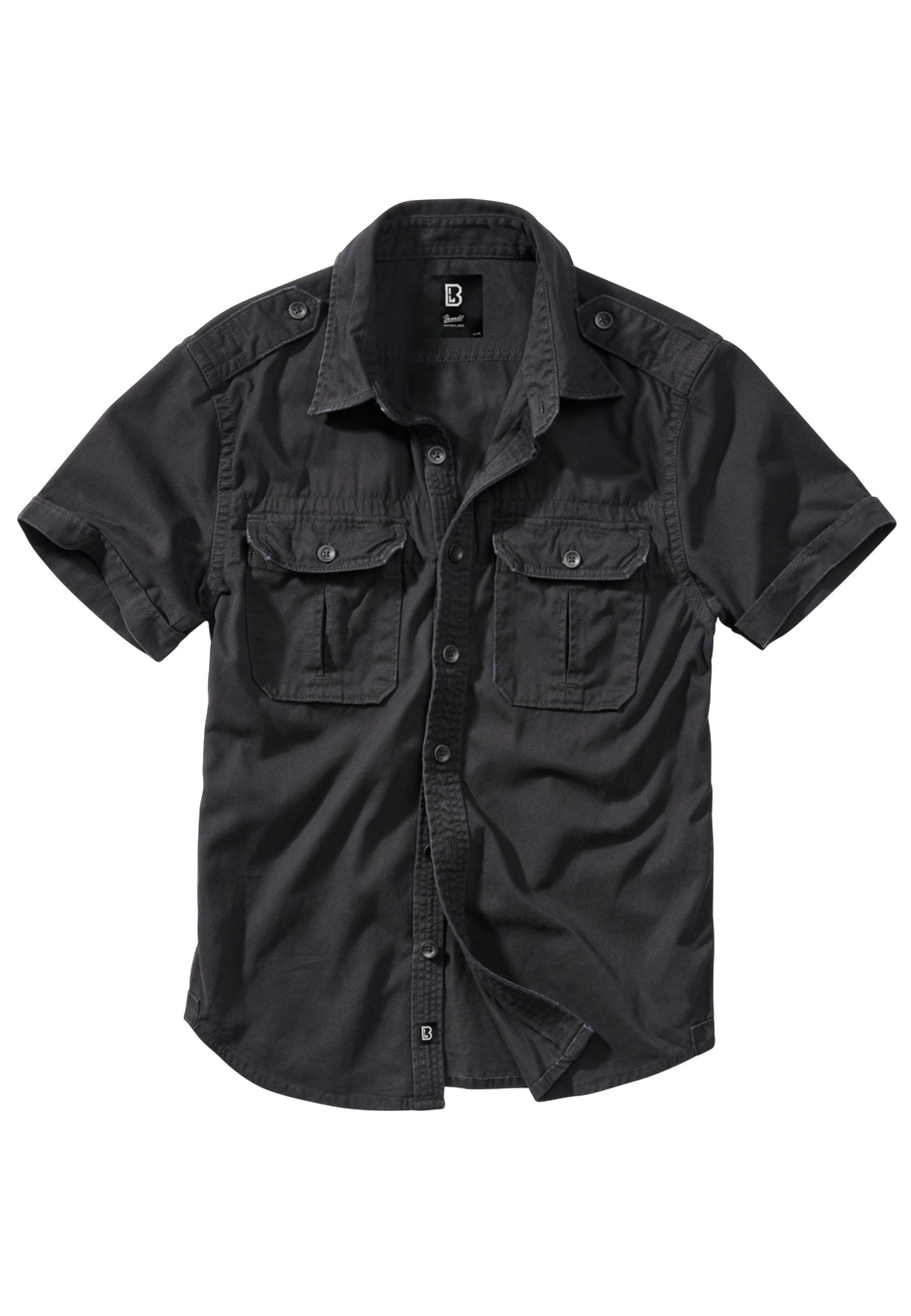 Brandit Kurzarmhemd Brandit Herren Vintage Shirt shortsleeve (1-tlg)