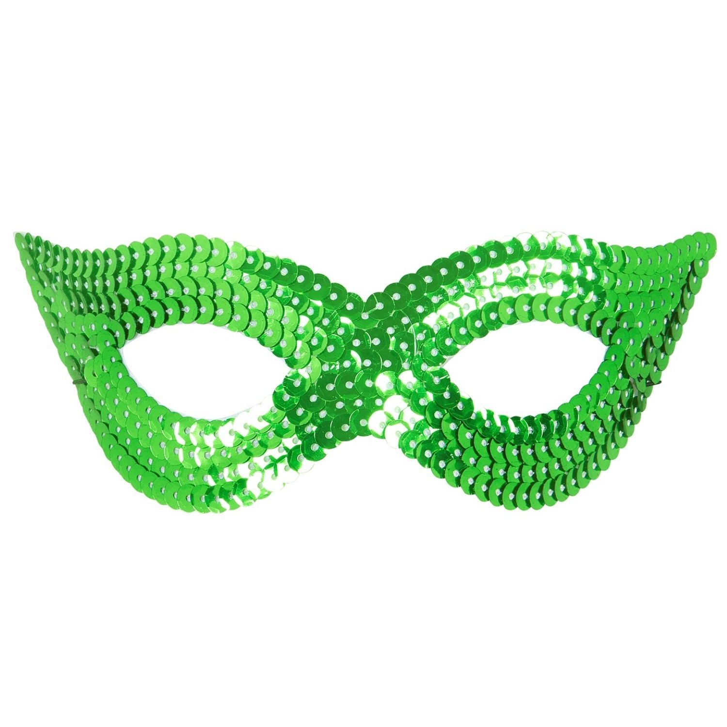 Widmann S.r.l. Verkleidungsmaske Augenmaske mit Pailletten 'Katzenauge' - 05912, G